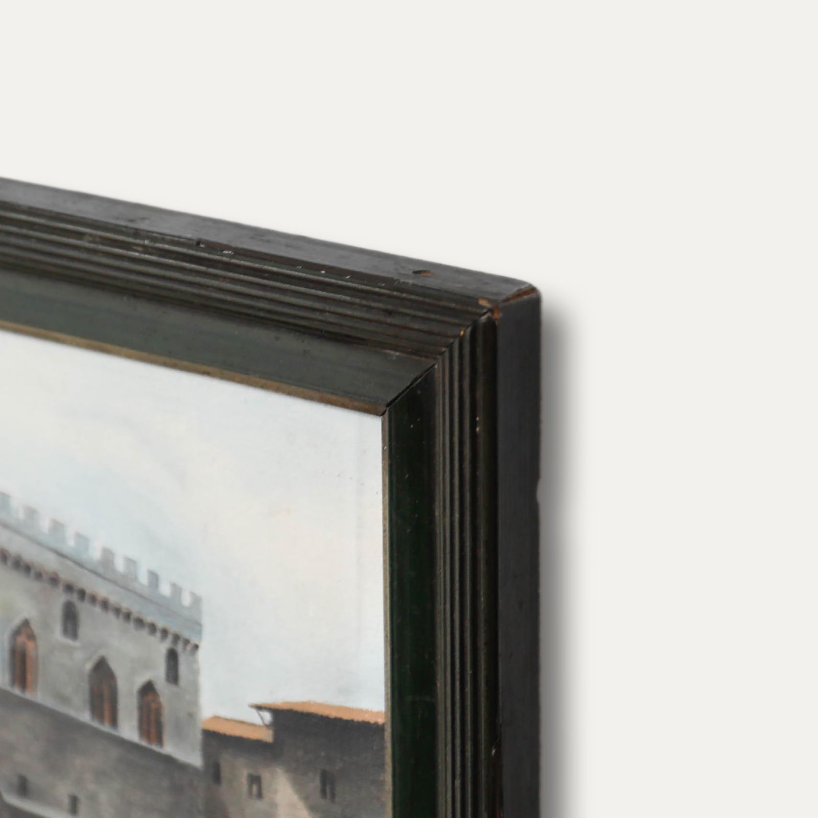 Framed 20th Century Oil Palacio De Los Priores photo 128.0