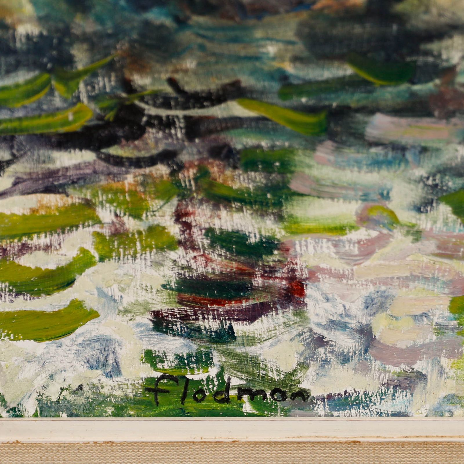 Flodman 20th Century Oil, Bather In The Rock Pool photo vinterior