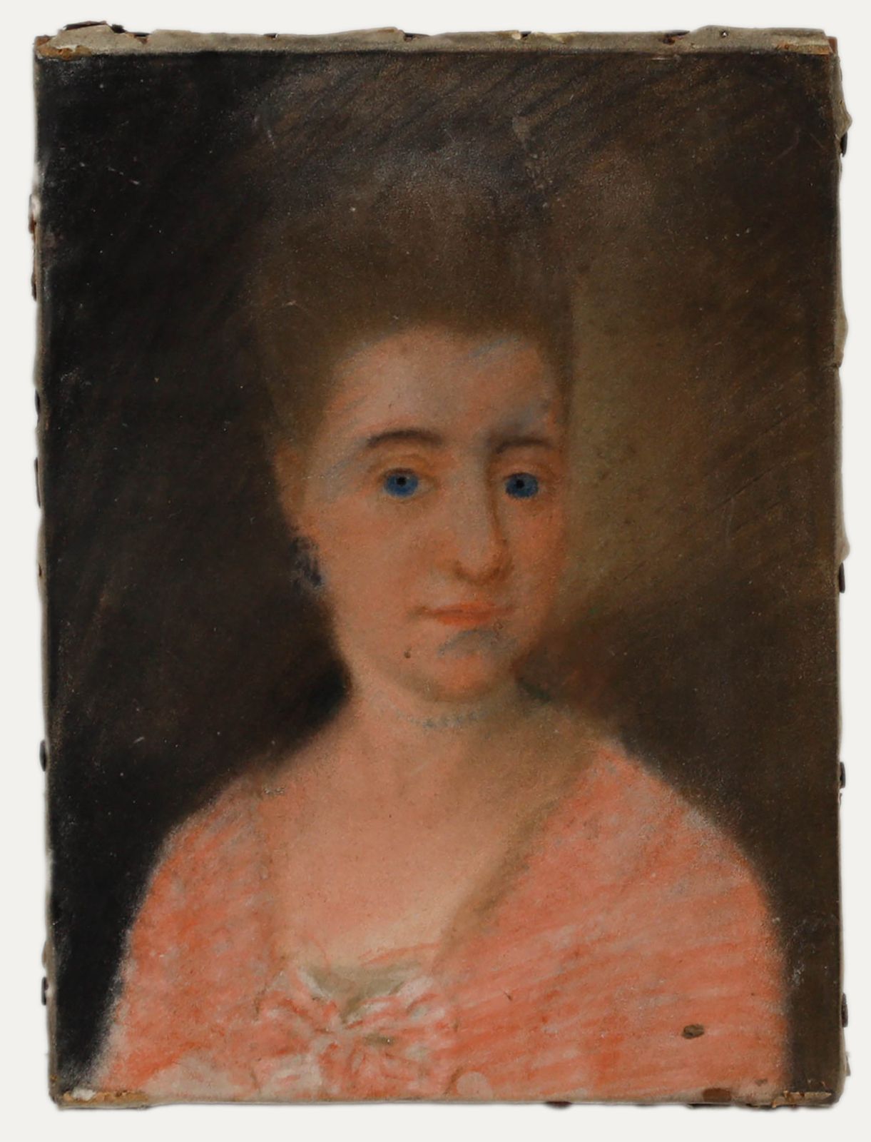 Dutch School Early 19th Century Pastel Portrait Of A Lady In Pink photo furniture