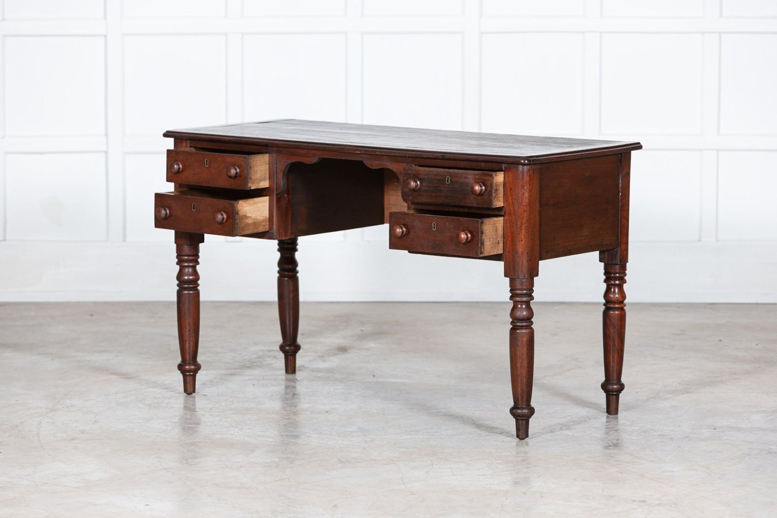 19thc Irish Mahogany Desk, 1800s photo Furniture