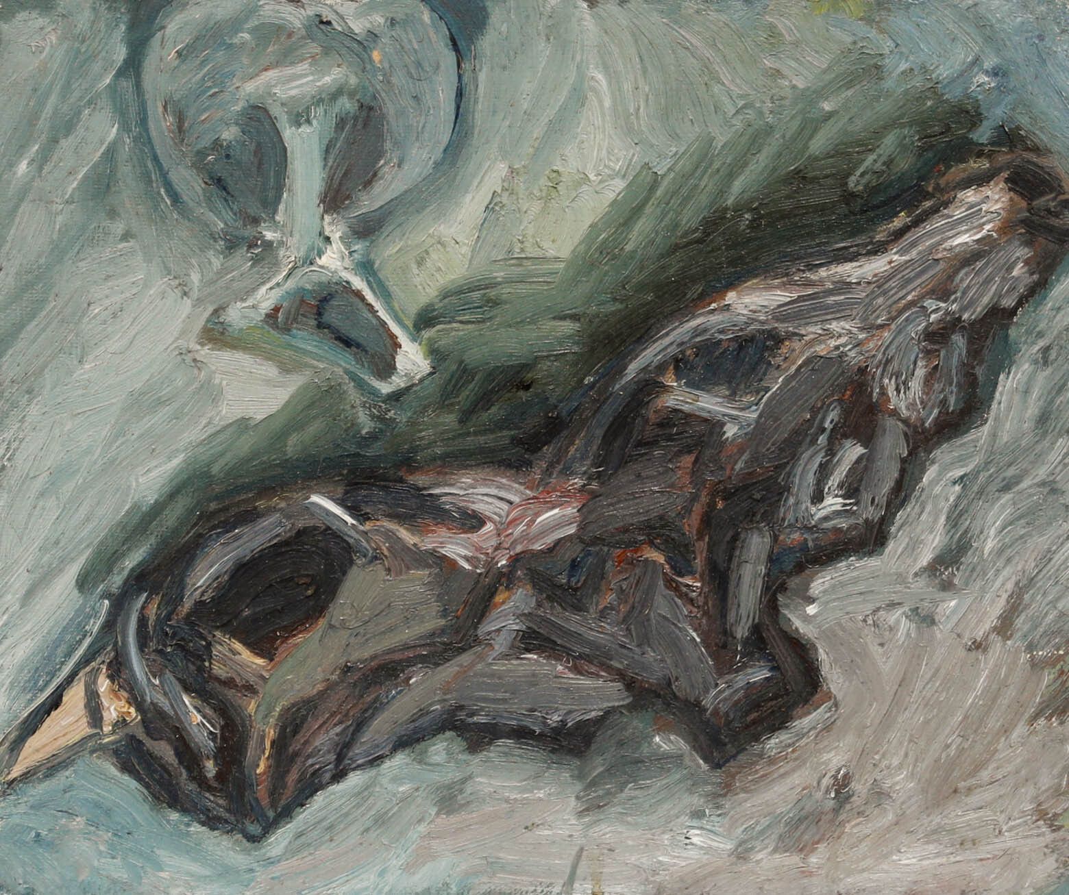 Ivan Bray (B.1967) 20th Century Oil, In Fight photo furniture