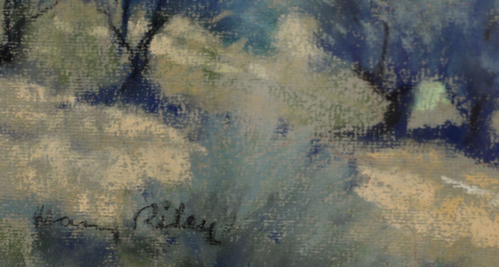 Harry Riley Ri Framed Mid 20th Century Pastel, A Farm Near Bandol photo vinterior
