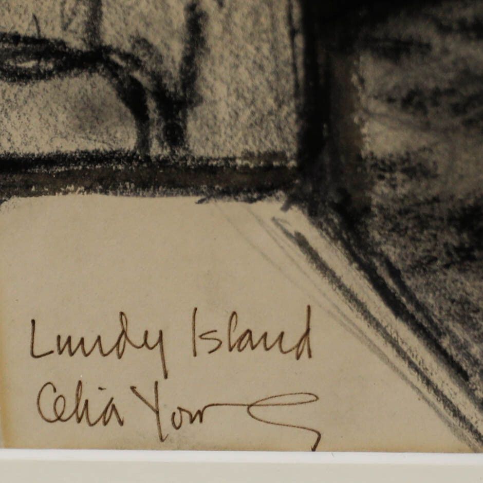 Celia Young Mid 20th Century Mixed Media, Lundy Island photo vinterior