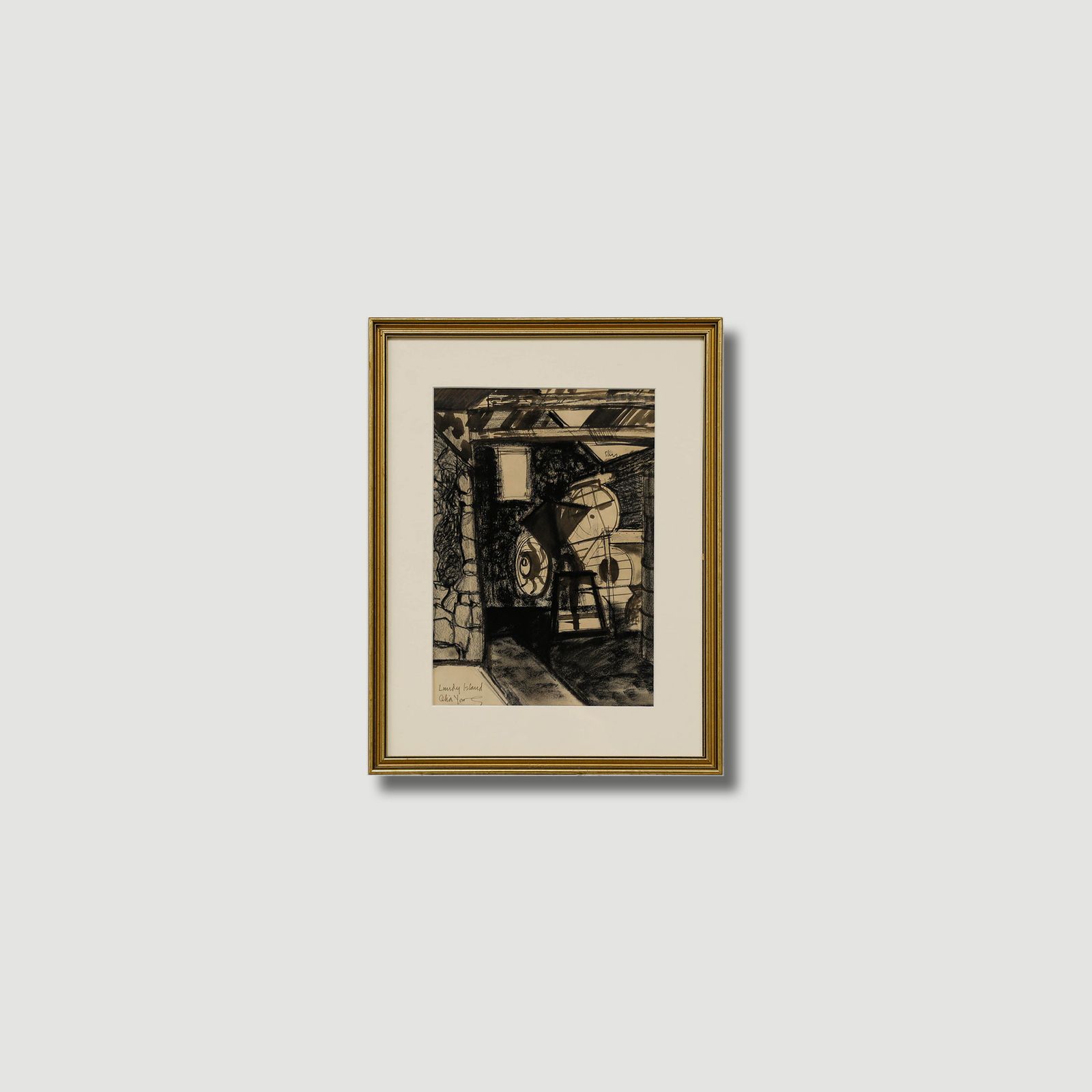 Celia Young Mid 20th Century Mixed Media, Lundy Island photo buy