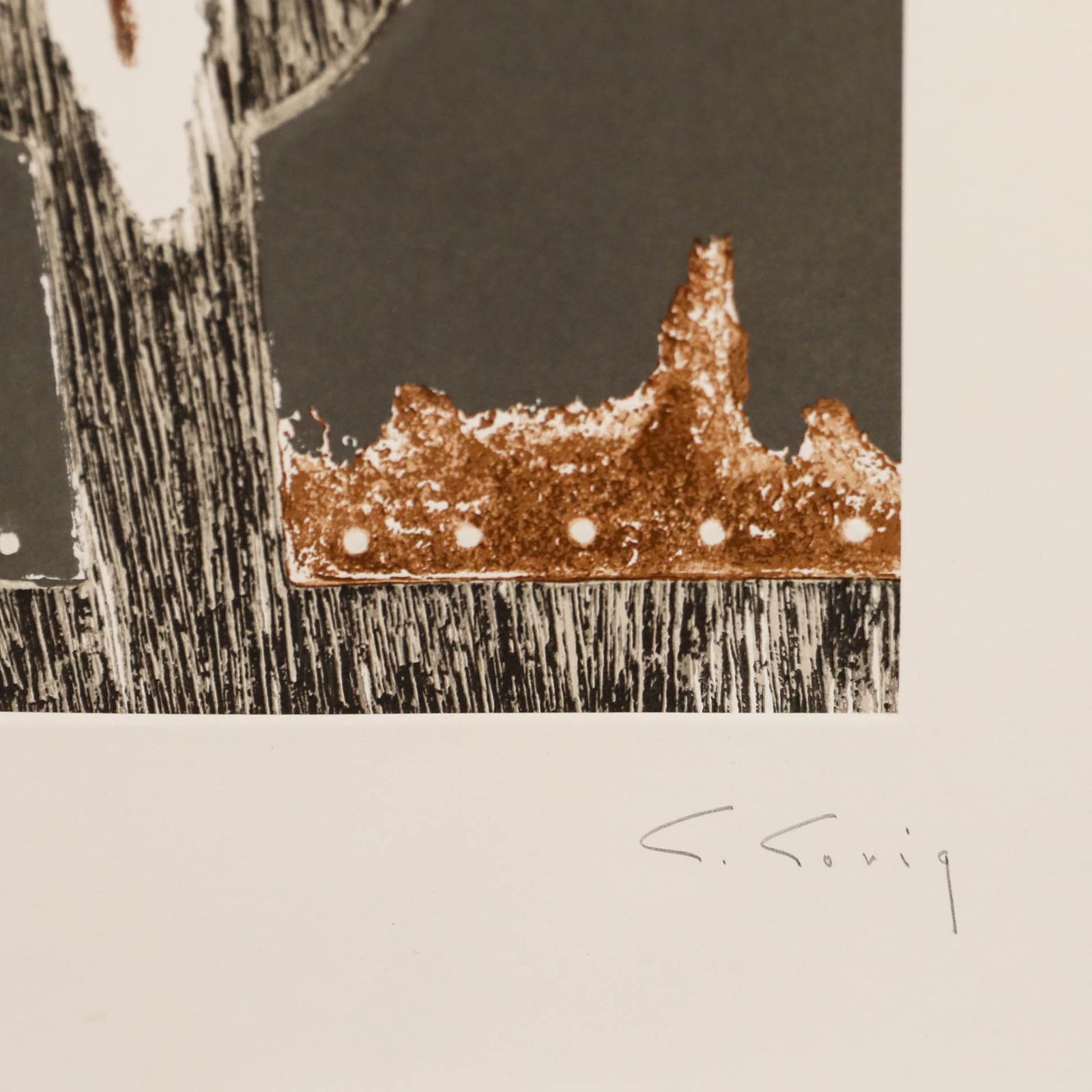 C. Coviq 20th Century Collagraph, Corrosion photo 90.0