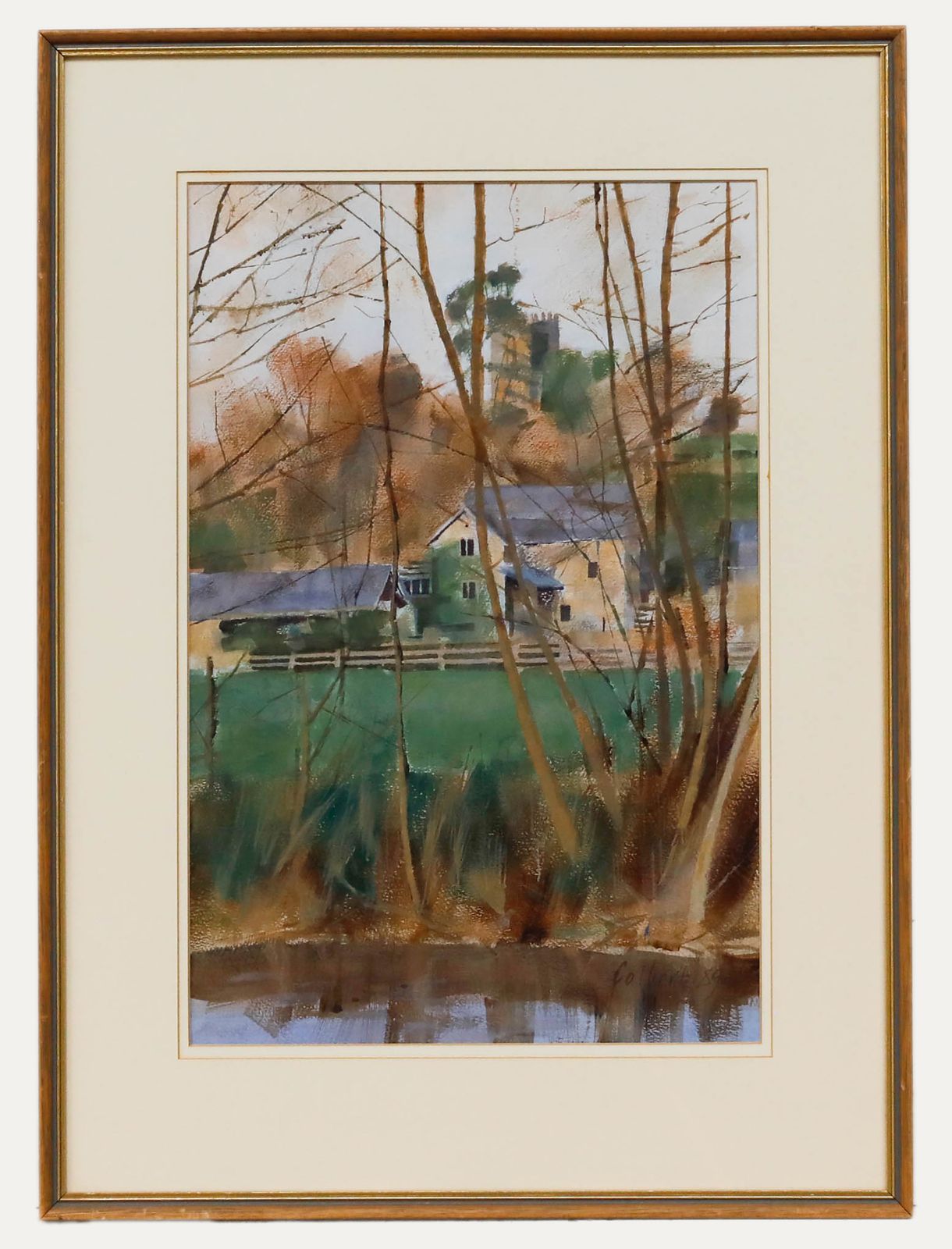 Anthony Colbert Framed 20th Century Watercolour, The Old Mill