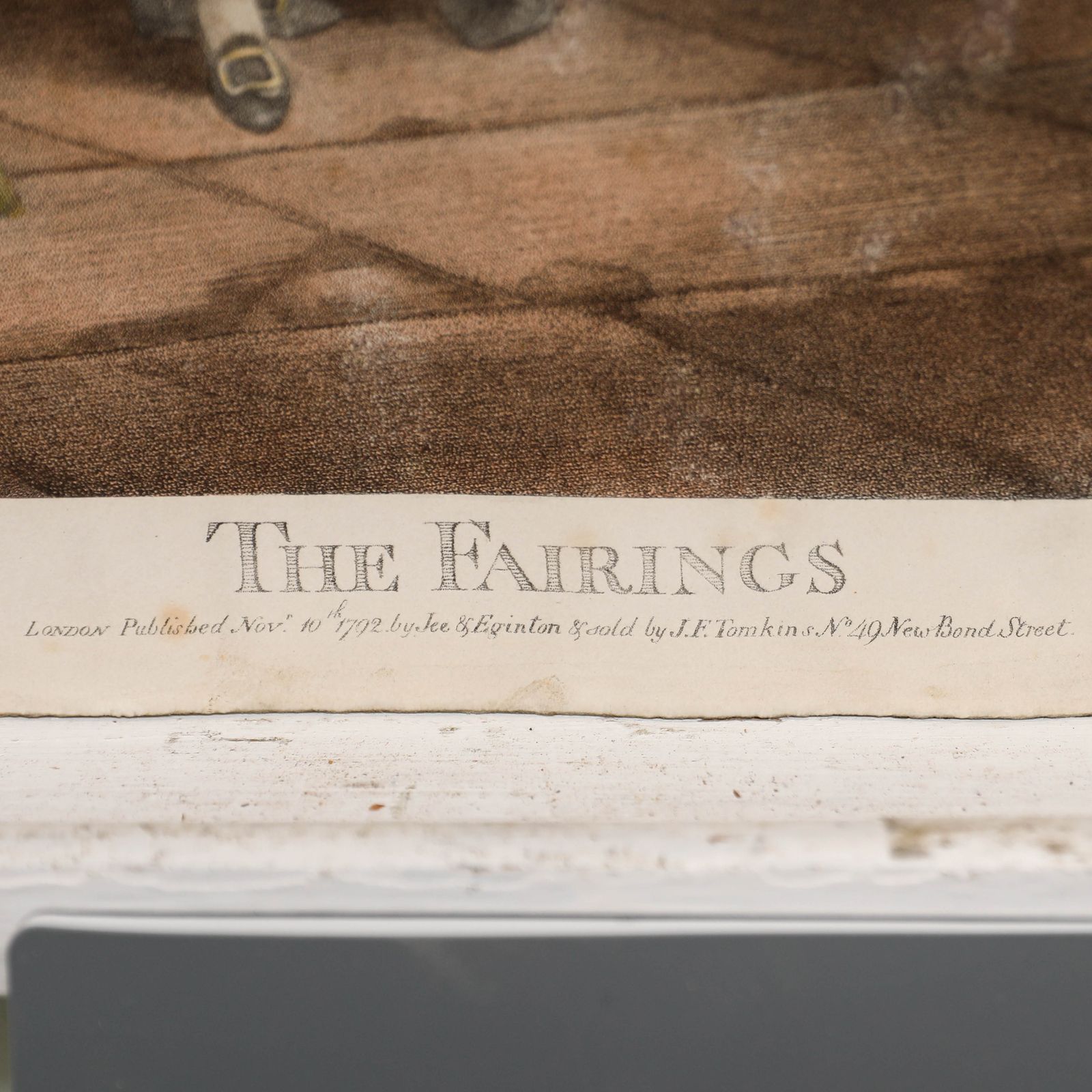 After Francis Wheatley  1792 Stipple Engraving, The Fairings photo 79.0