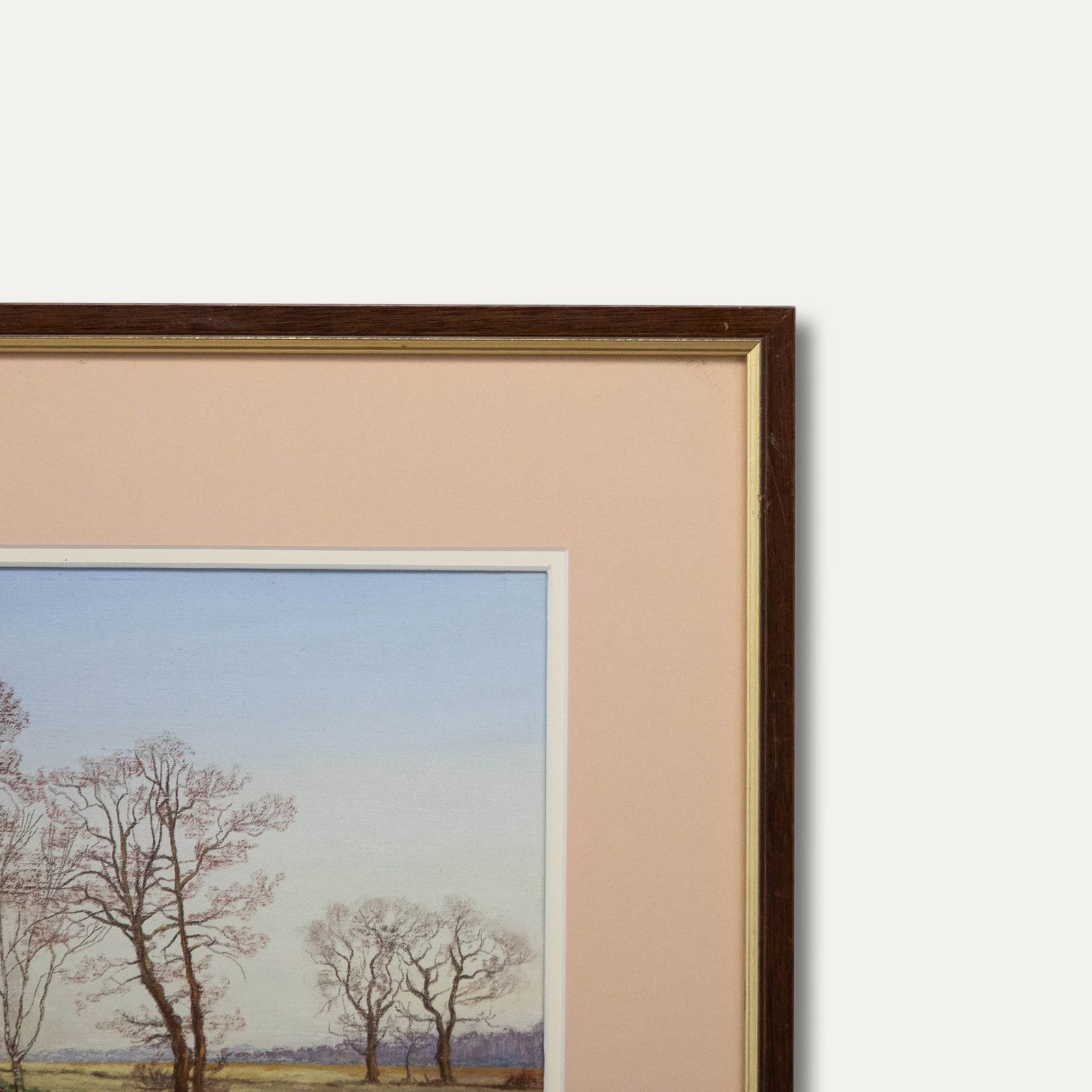 Maurice J. Bush Framed 20th Century Pastel, Heading Home photo 142.0