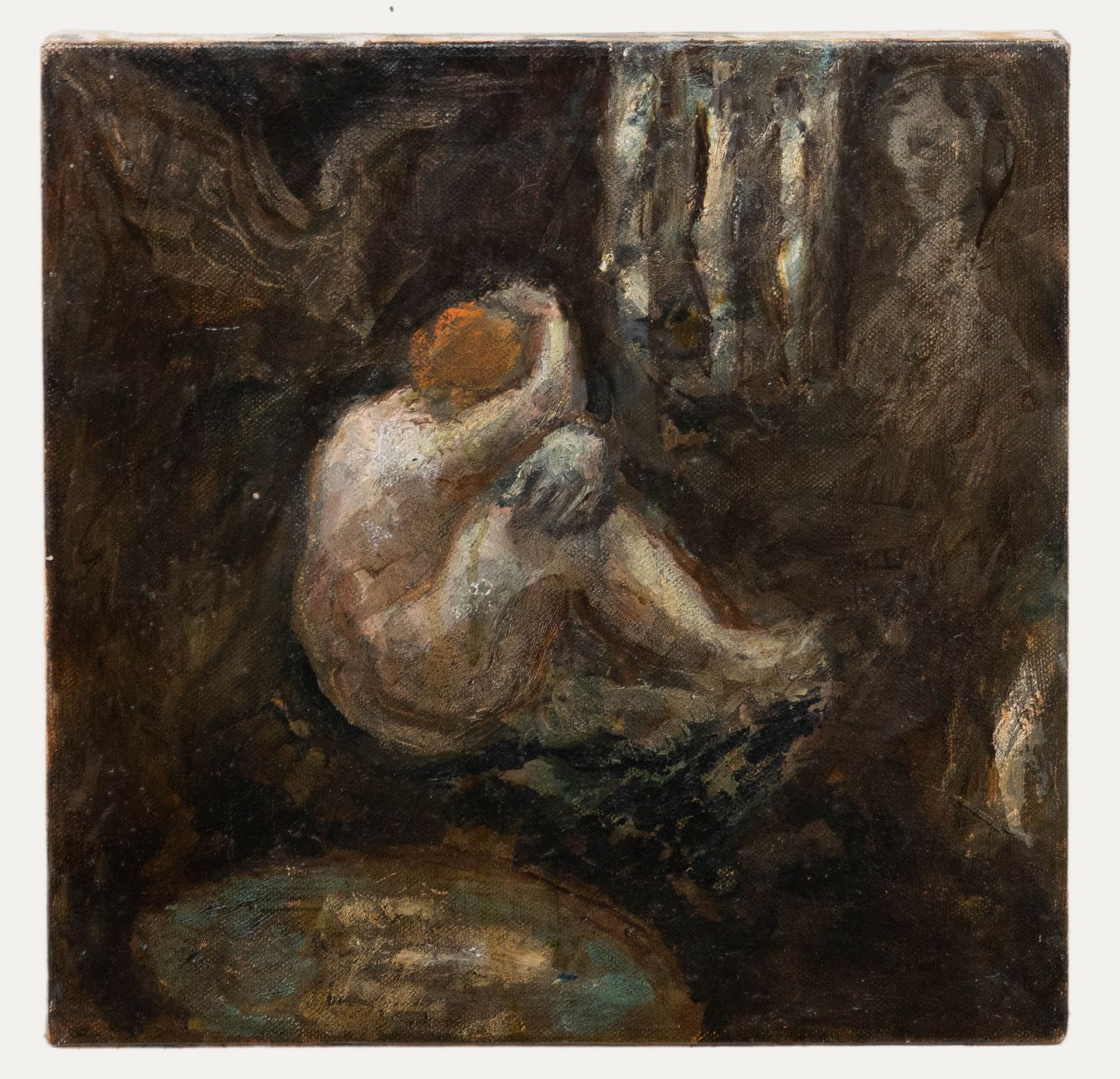 Ivan Bray (B.1967) 20th Century Oil, Judas photo furniture