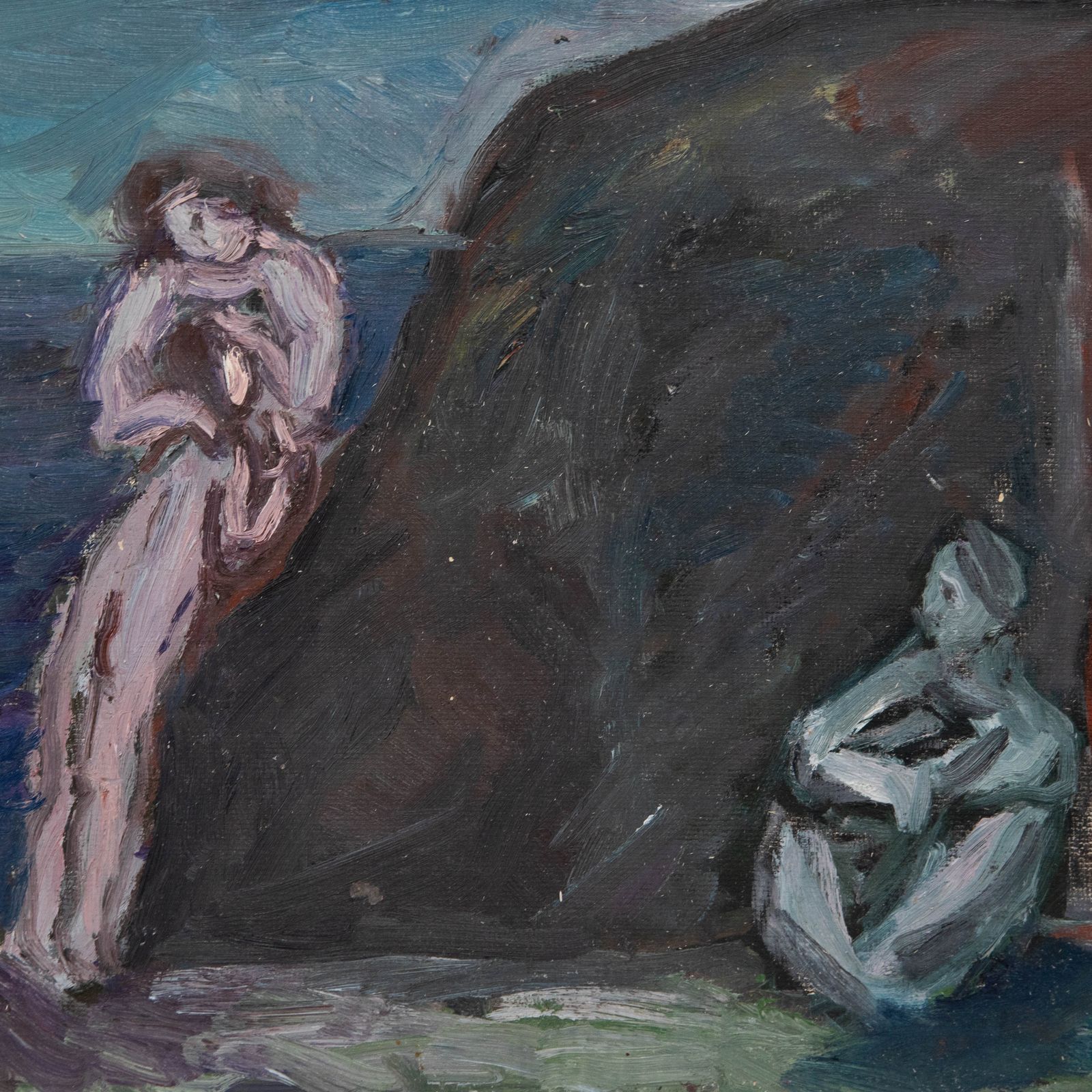 Ivan Bray (B.1967) 20th Century Oil, Coastal Nudes photo Art