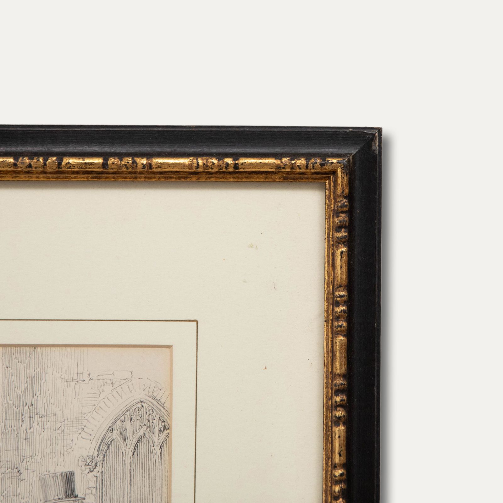 Manner Of George Cruickshank 19th Century Pen & Ink Drawing, Dutch Courage photo 151.0