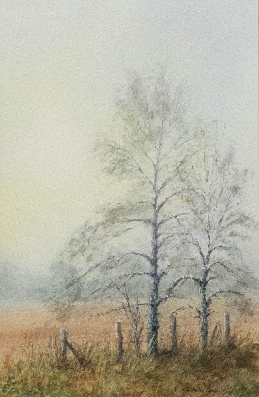 Ken Walton 20th Century Watercolour, Winter's Palette photo furniture