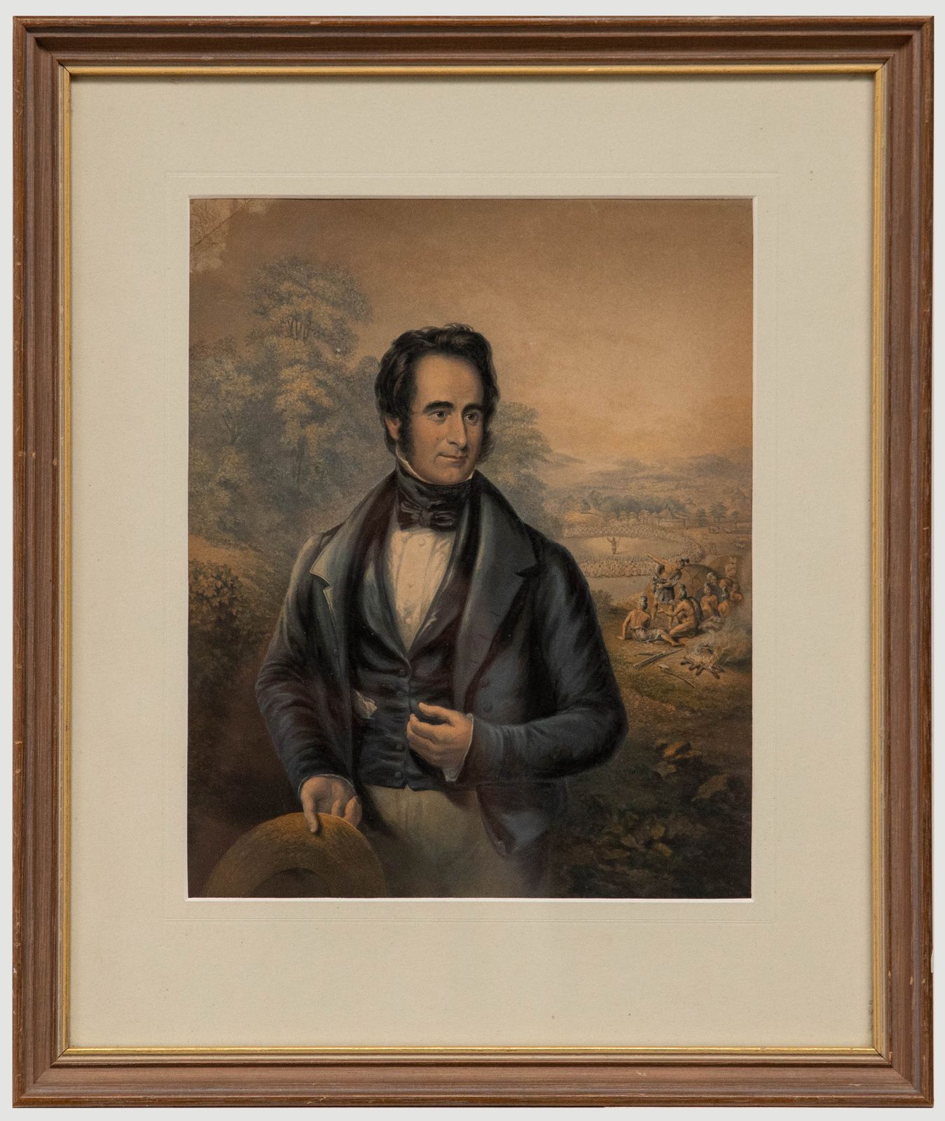 19th Century Baxter Method Print Revd. R. Moffat Missions In South Africa