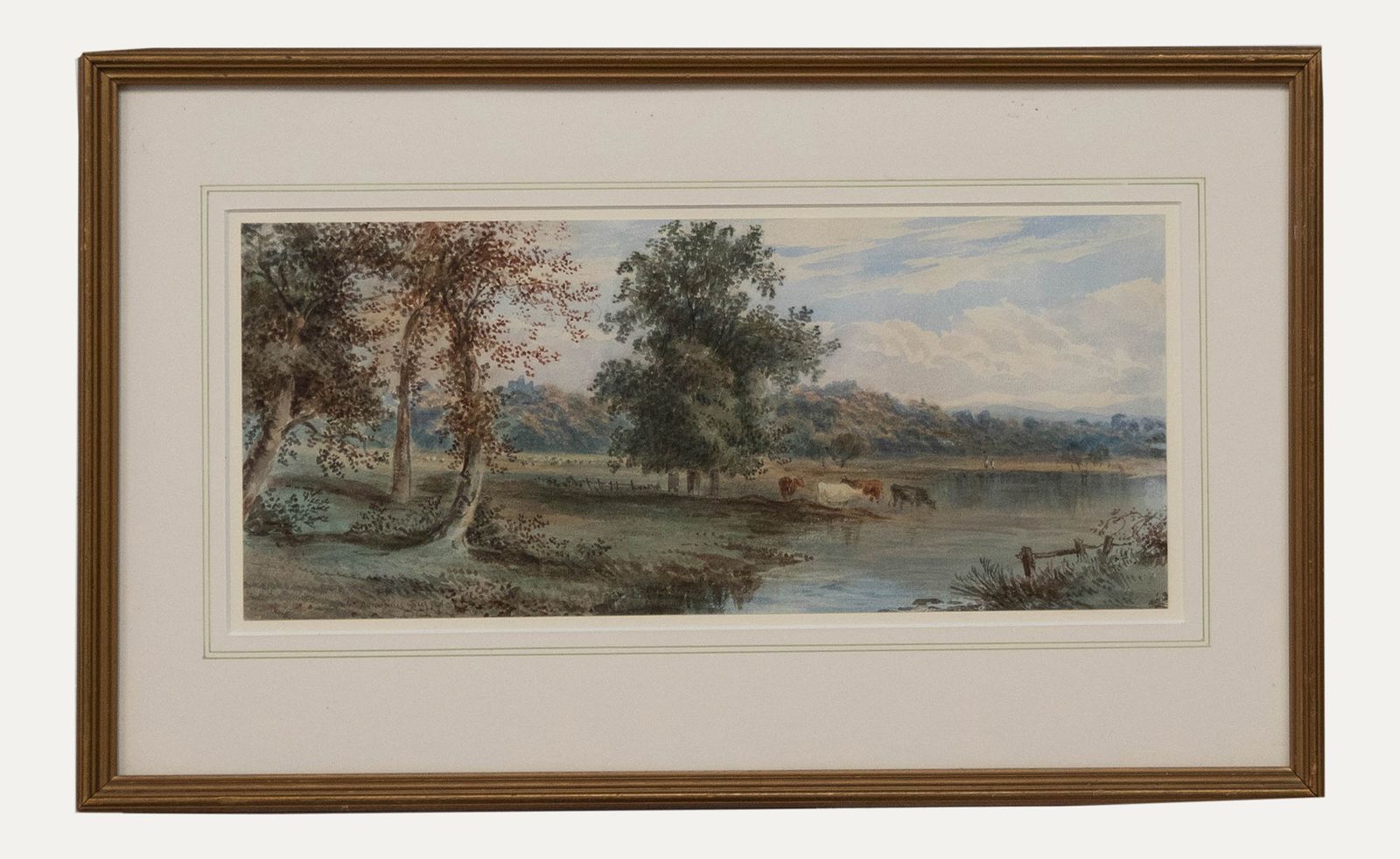 S. Shepherd (Fl.1865 1895) Late 19th Century Watercolour, Near Arundel, Sussex