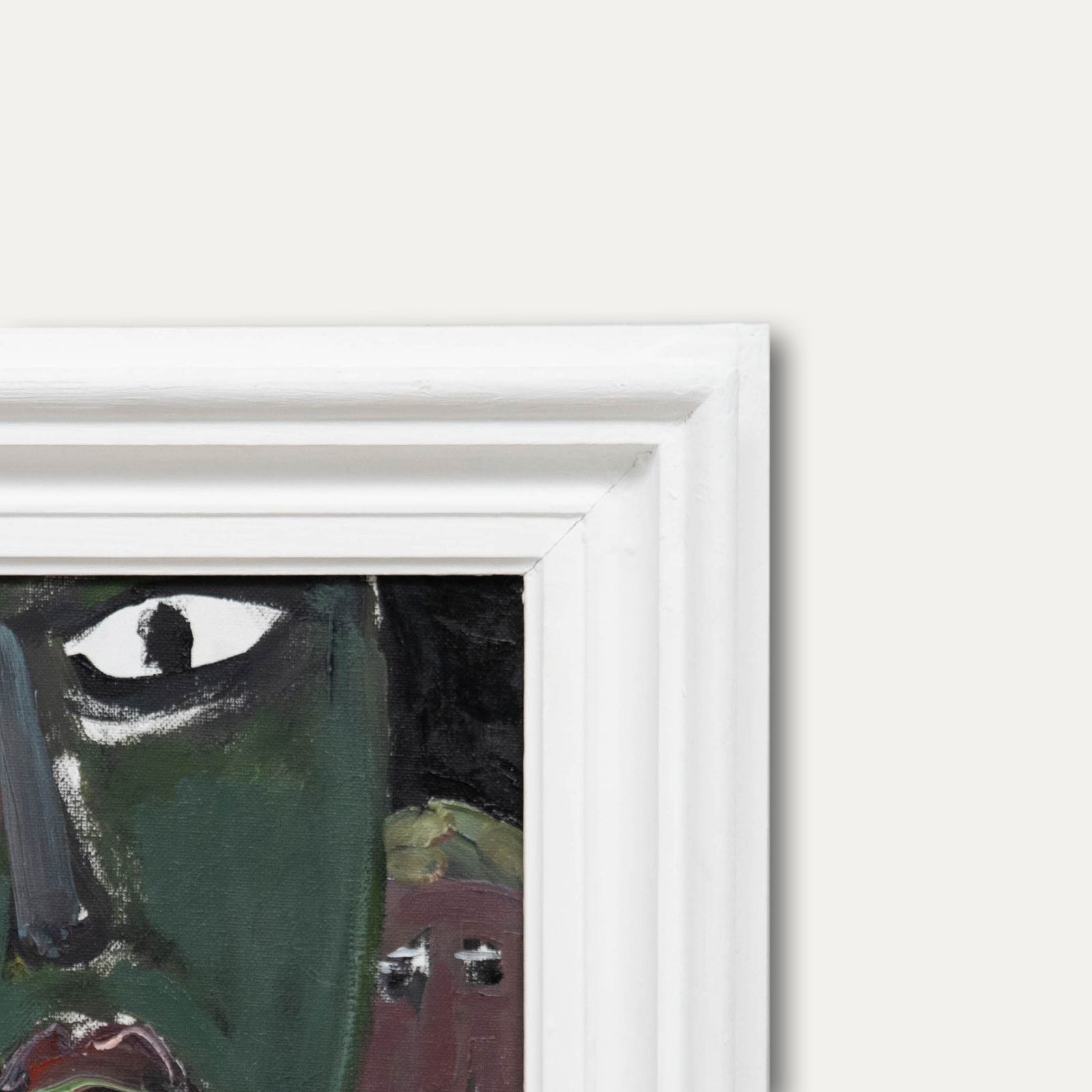 Paul W. Ozere Contemporary Oil, Face To Face photo Art