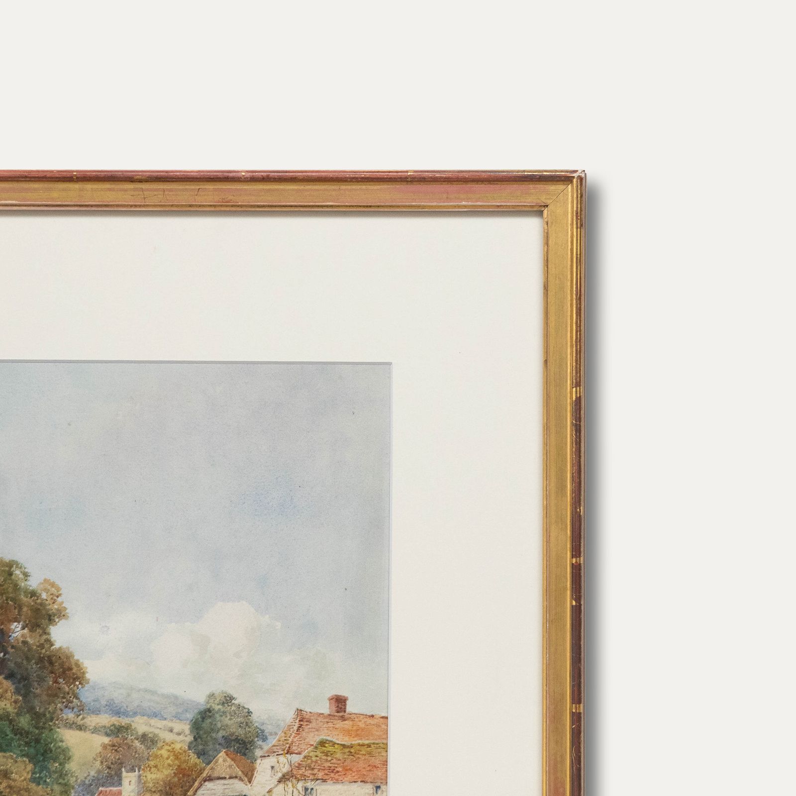 F. H. Tyndale  Early 20th Century Watercolour, Lane To The Church photo 107.0