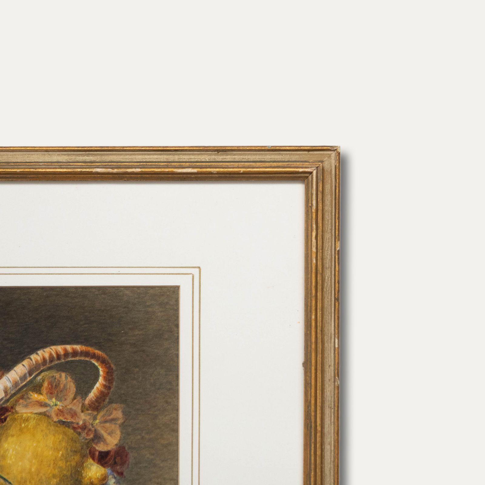A. Sorel Laverty (Exh.1881 1897) 1882 Watercolour, Basket With Lemon photo 149.0