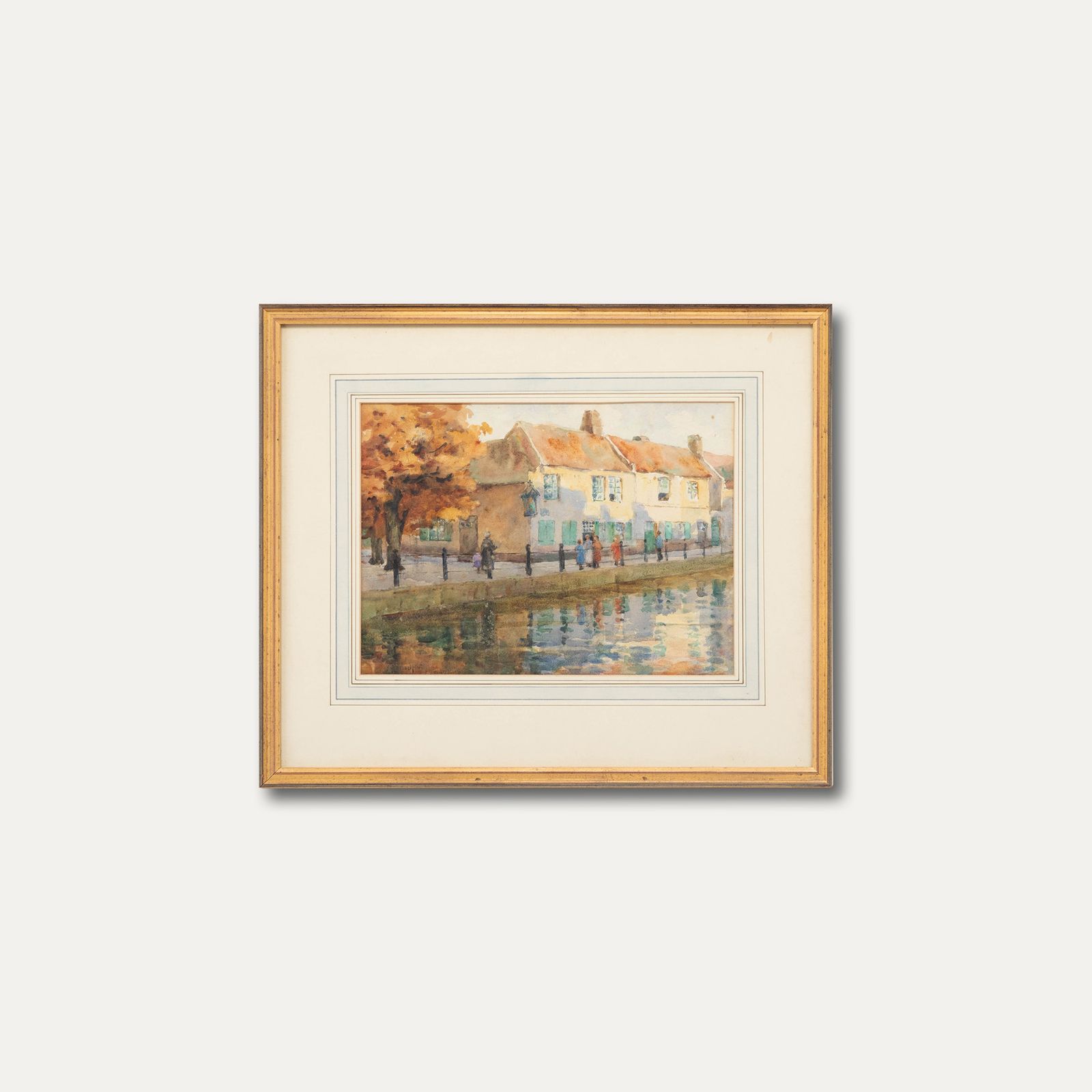 Mildred Hall (1881 1955) Early 20th Century Watercolour, An Autumn Morning photo buy