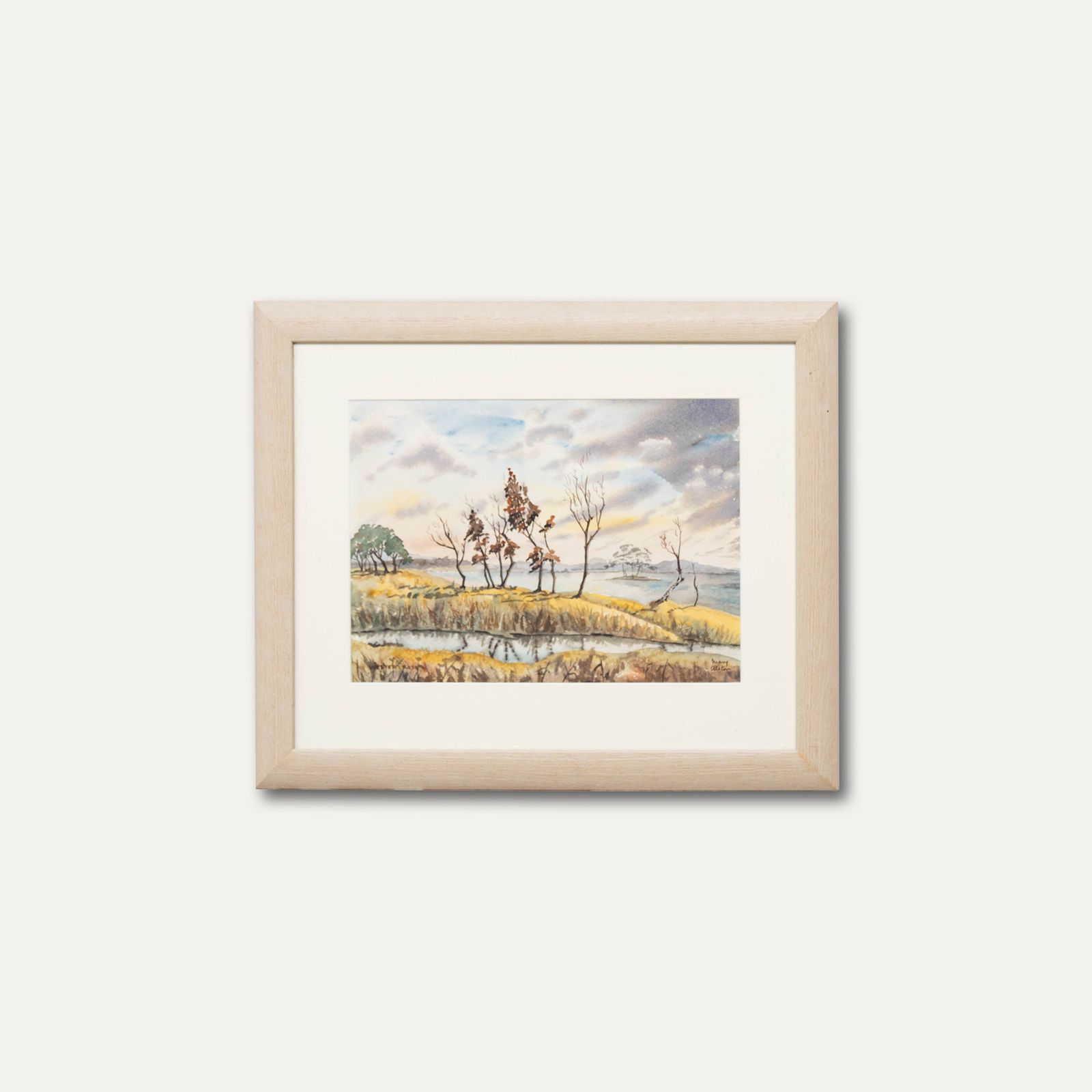 Mary Alston Framed Contemporary Watercolour, Wester Ross photo vinterior