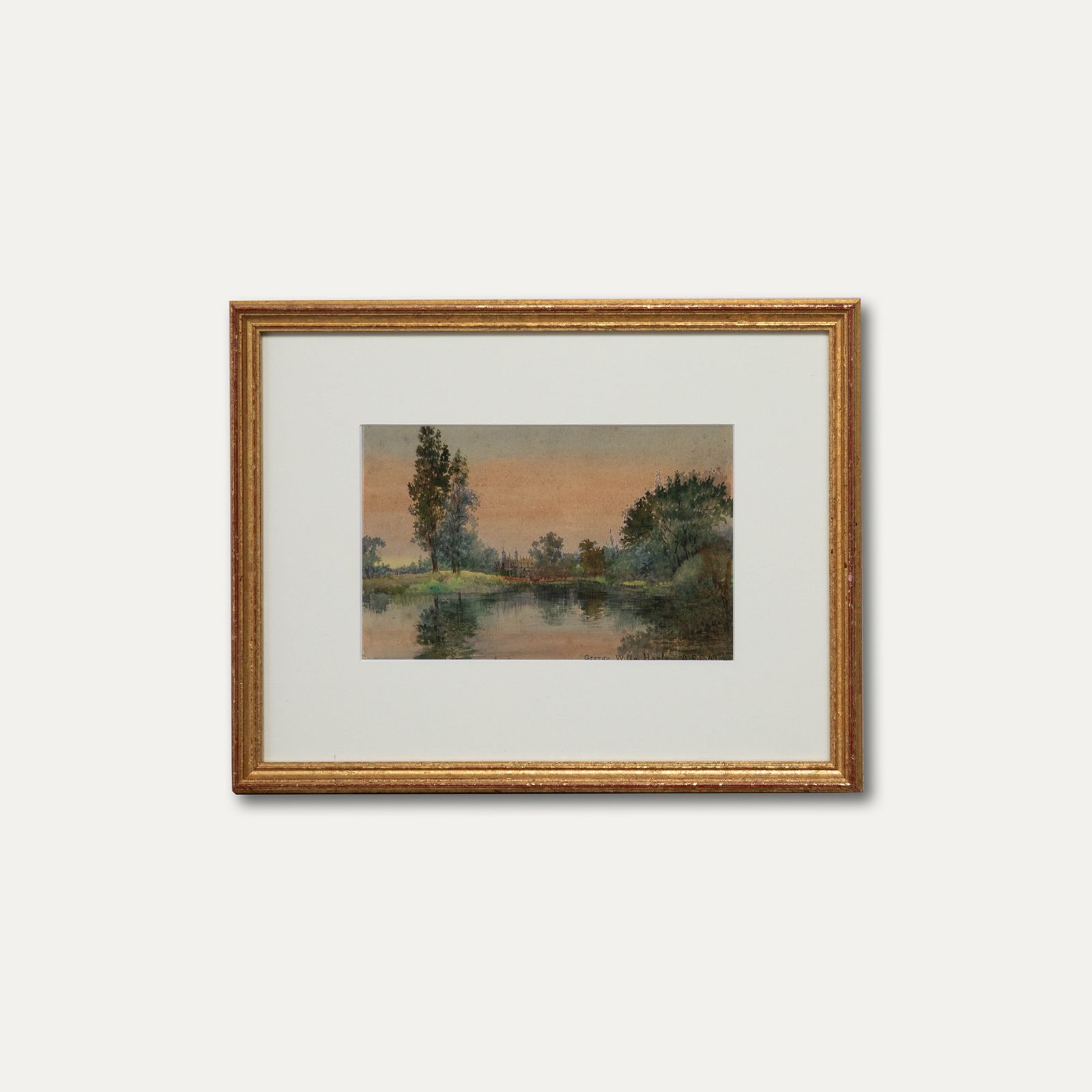 George Wills Harley (Fl.1900 1909)  Framed Watercolour, A View Of Eton College photo buy