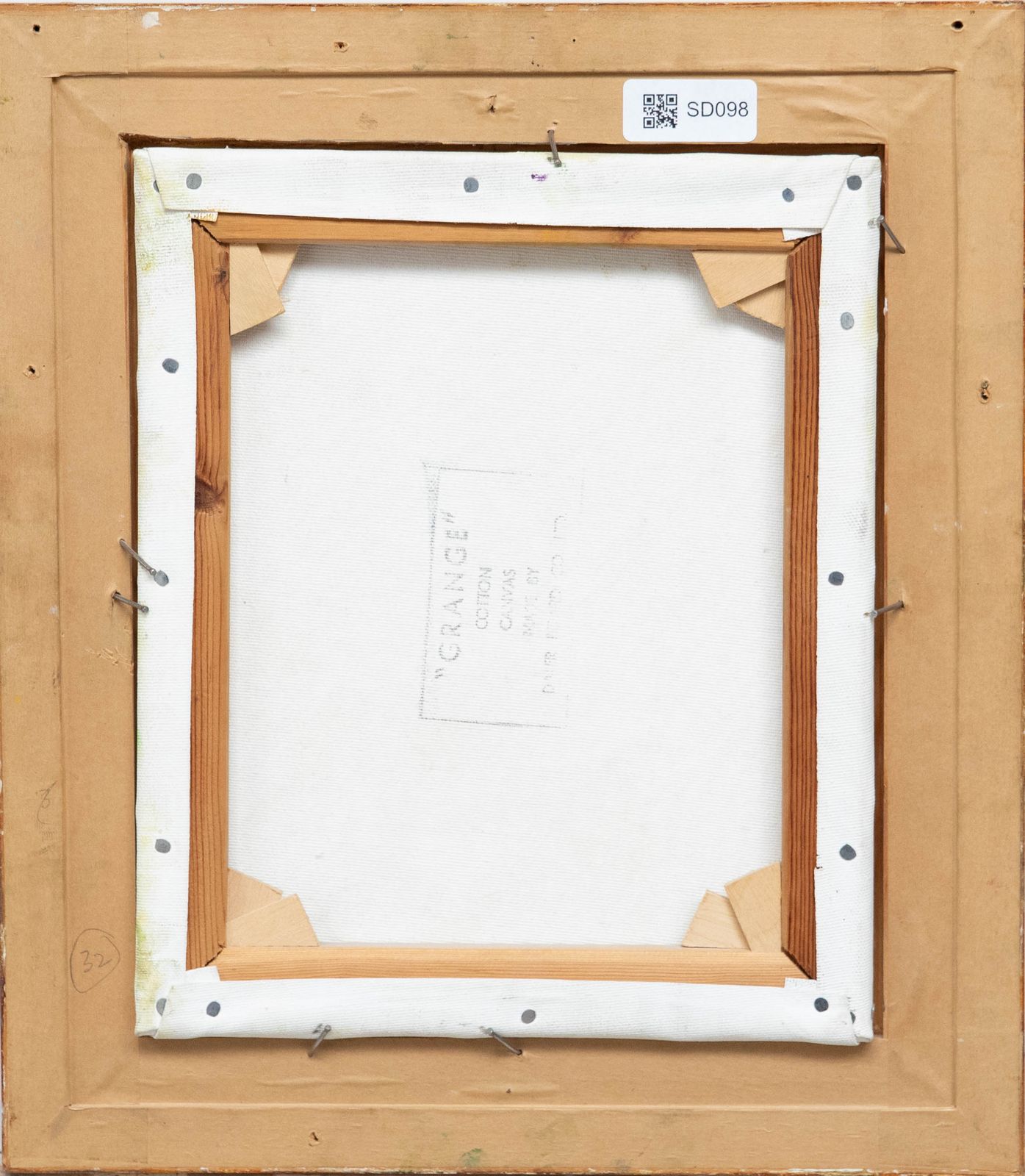 Heather Craigmile Framed 20th Century Oil, Penstemons & Coneflowers photo Art