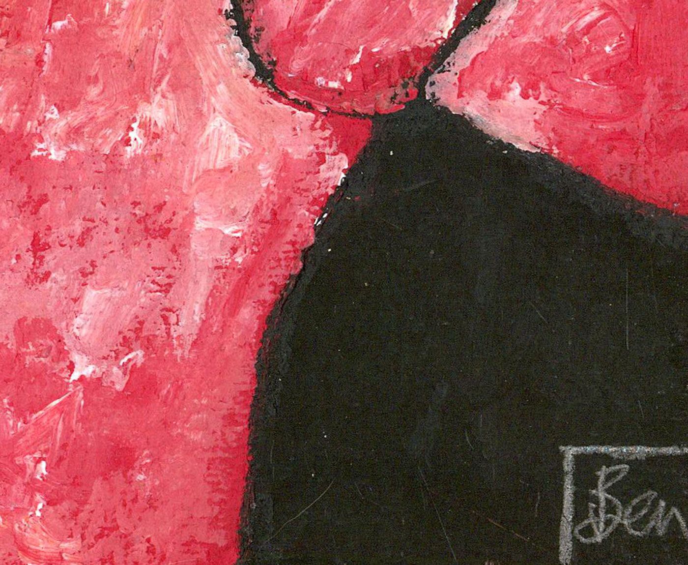 Ben Carrivick Contemporary Oil, Lady In Red photo for sale