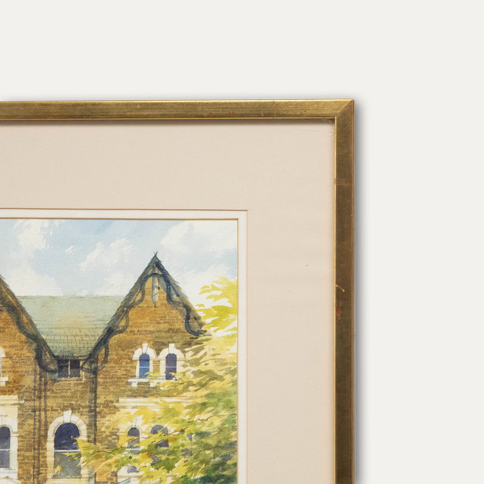 Grenville Cottingham Rsma Rba (1943 2007) Framed Watercolour, Pointers School photo 198.0