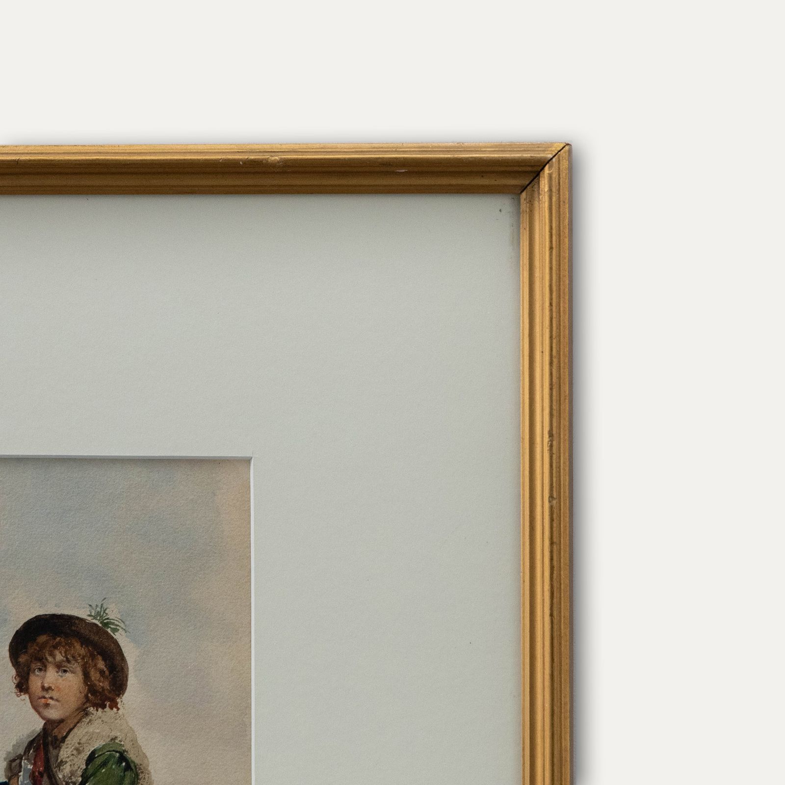 Follower Of Adriano Bonifazi Early 20th Century Watercolour, An Italian Boy photo 231.0