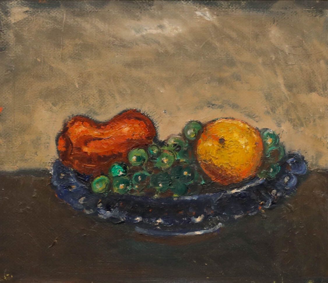 Manner Of Floris Hendrik Verster (1861 1927) Framed Oil, Bowl Of Fruit photo furniture