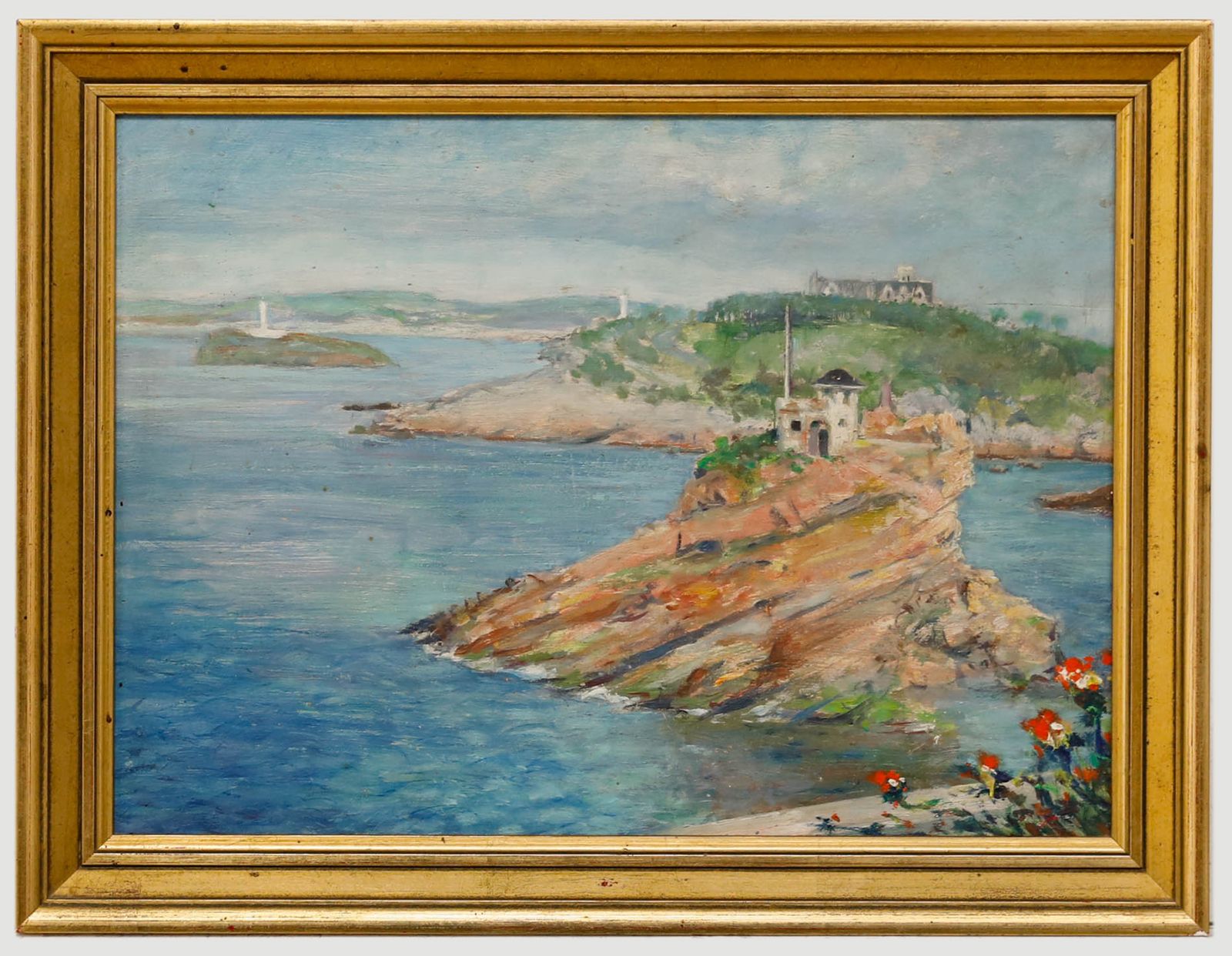 Renée Mourgue Vaquier (1894 1990)  1959 Oil, Santander, Spain