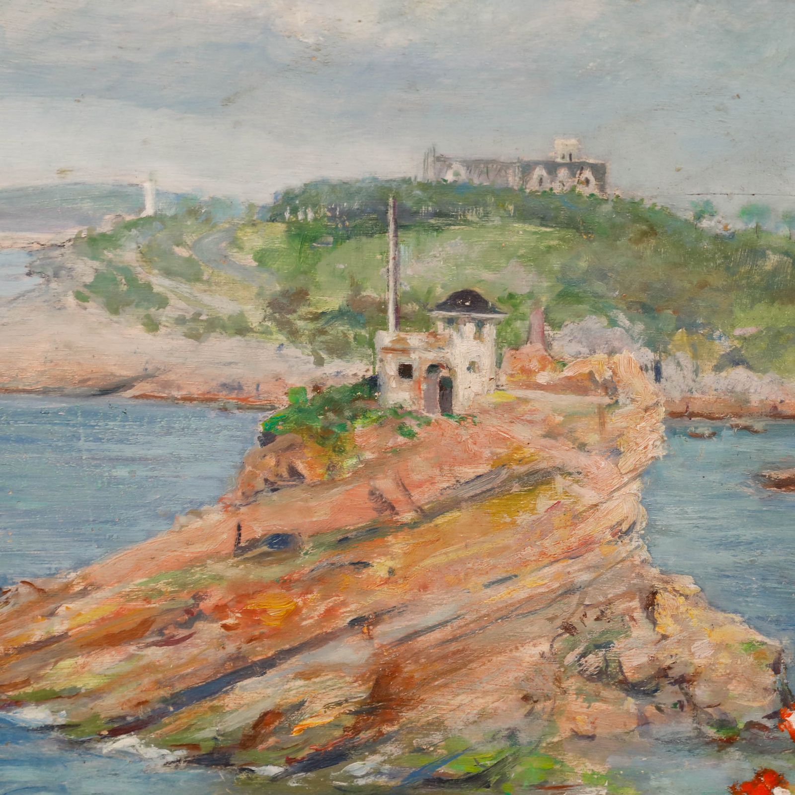 Renée Mourgue Vaquier (1894 1990)  1959 Oil, Santander, Spain photo Art