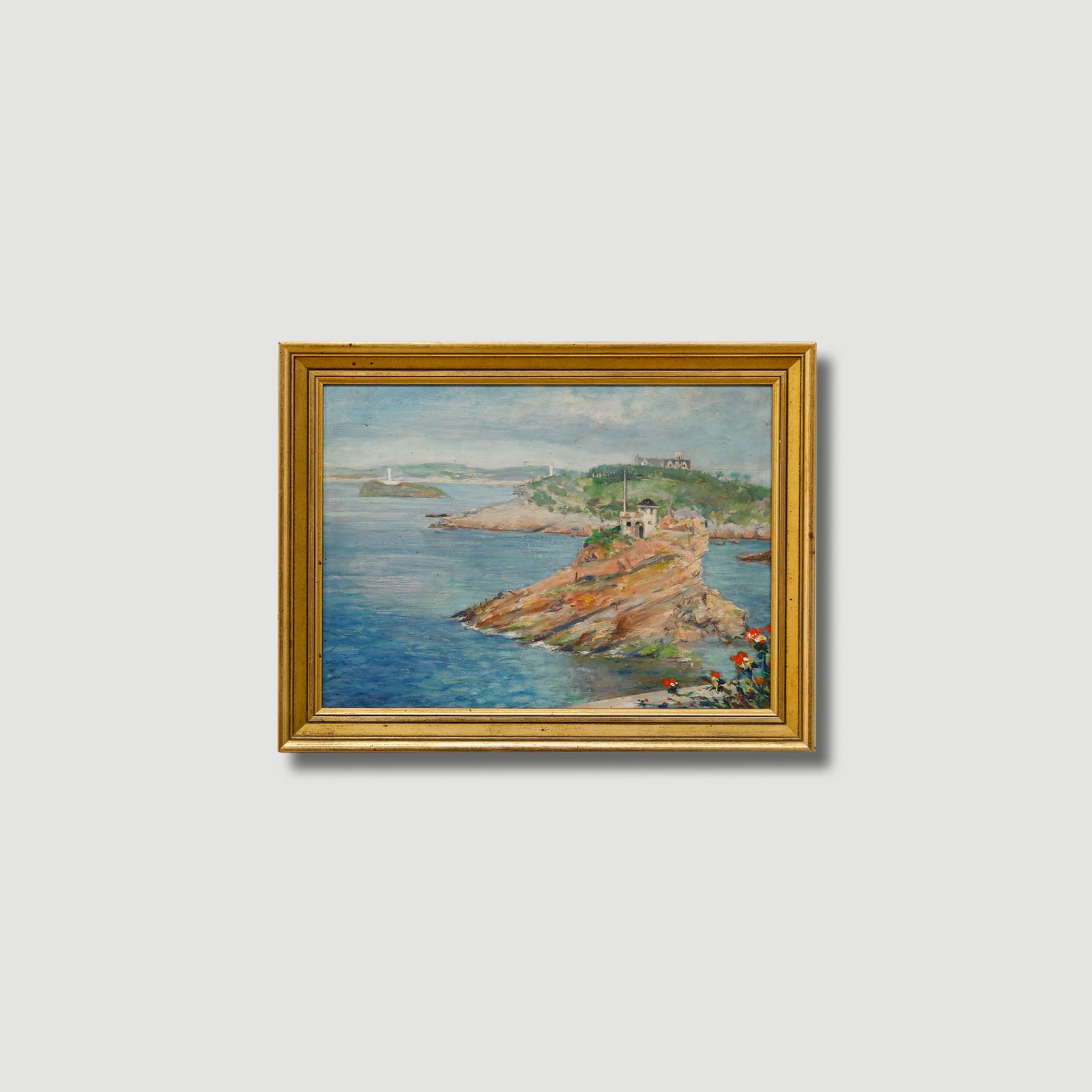 Renée Mourgue Vaquier (1894 1990)  1959 Oil, Santander, Spain photo vinterior