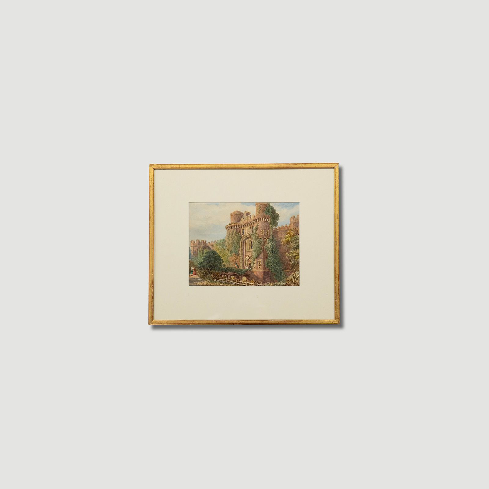 W. Richardson  20th Century Watercolour, Herstmonceux Castle photo buy