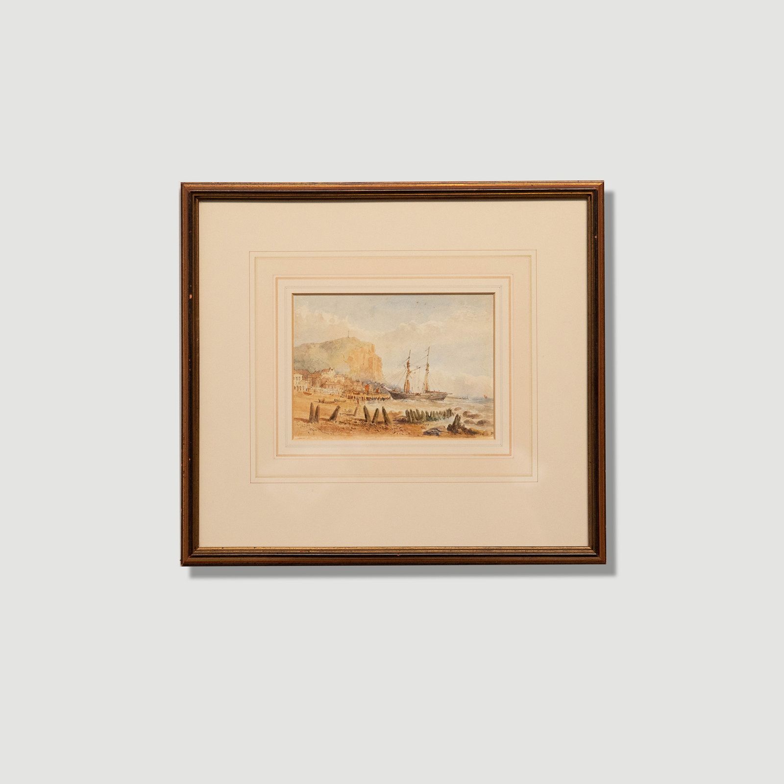 J. W. Haworth 19th Century Watercolour, Near Hastings photo buy