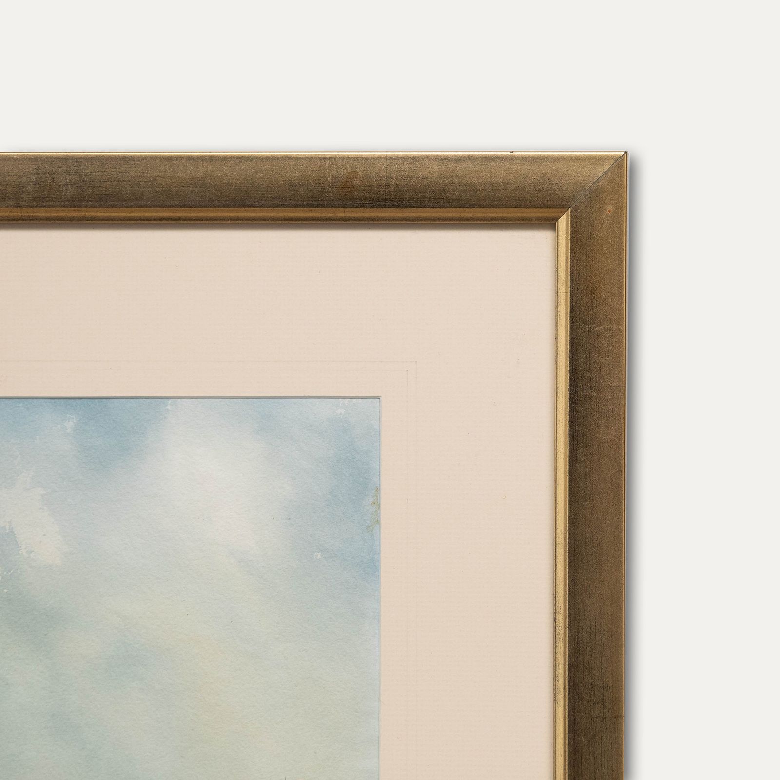 Douglas Tannahill Framed Watercolour, Isle Of Dogs From Rotherhithe Reach photo 167.0