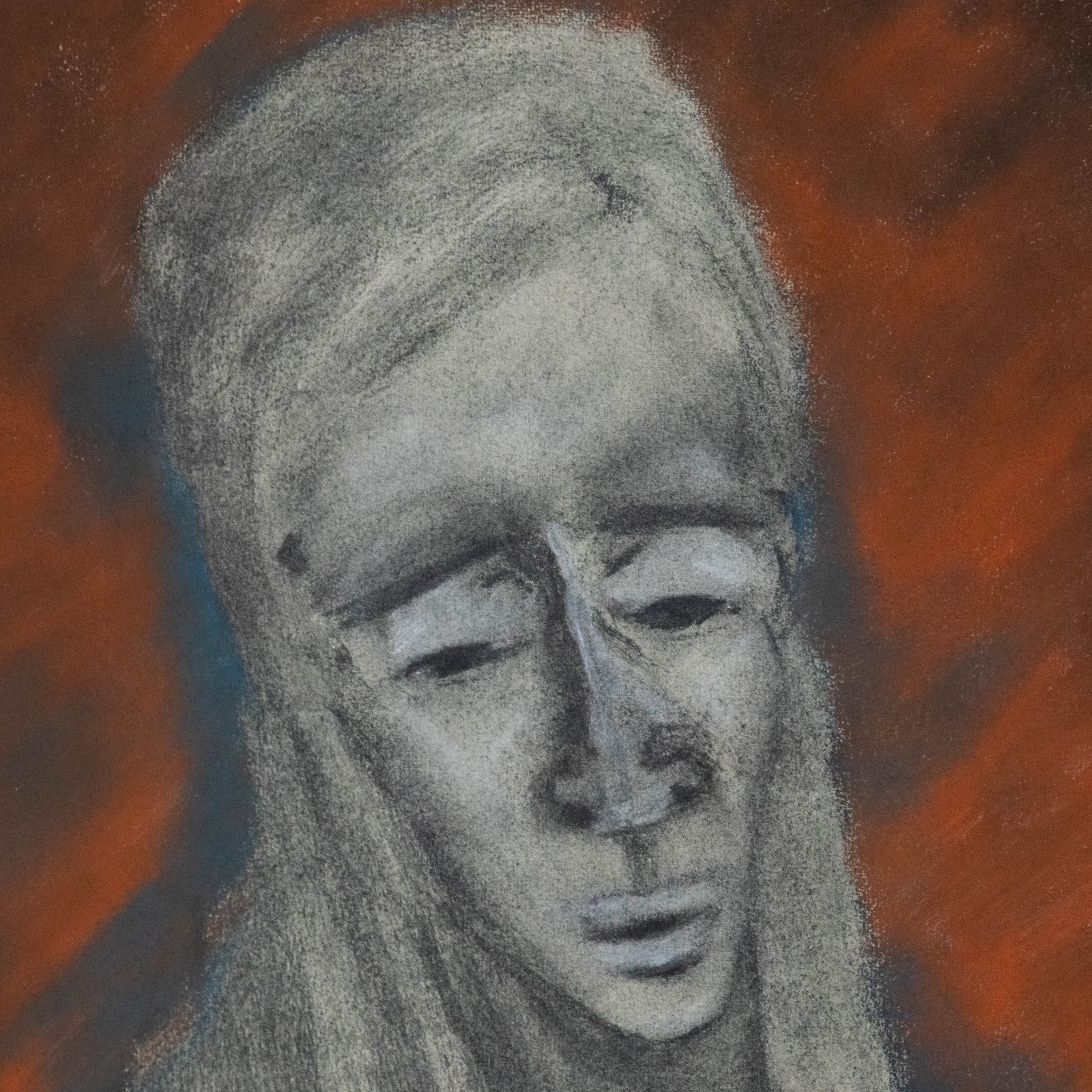Frances Cohen Gillespie (1939 1998) 1964 Pastel, Melancholy photo Art