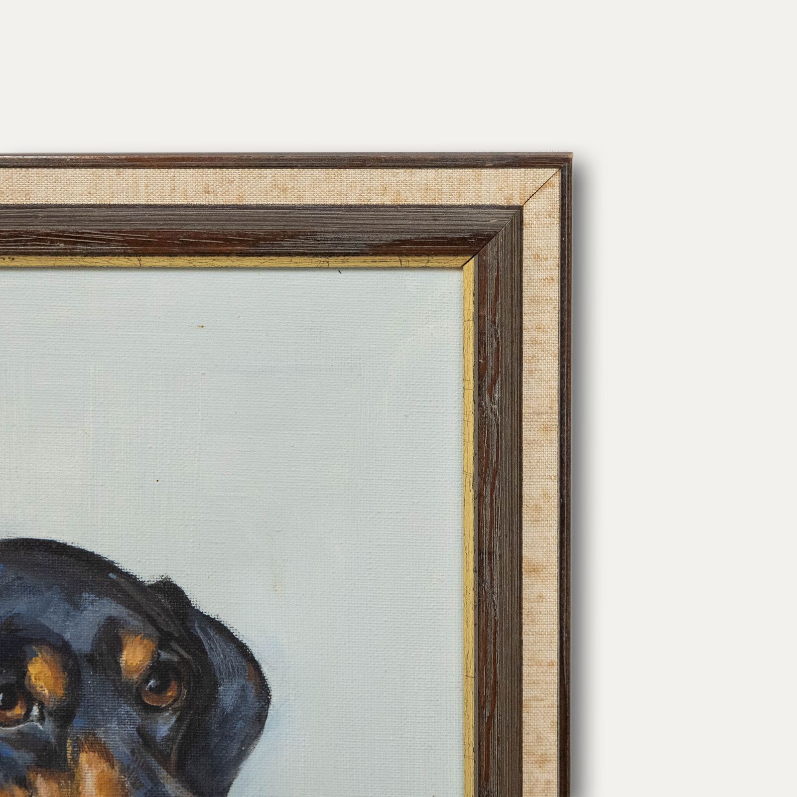 E. Hunter Framed 20th Century Oil, Portrait Of Tigger photo 128.0