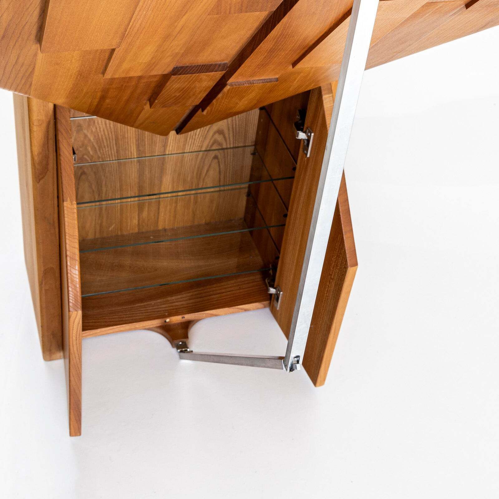 Furniture Cabinet Element With Folding Table, 20th Century photo
