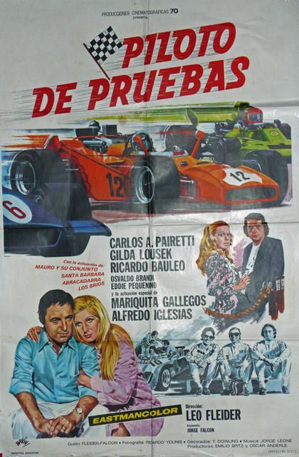 Piloto De Pruebas Argentina 1972 Original Movie Poster