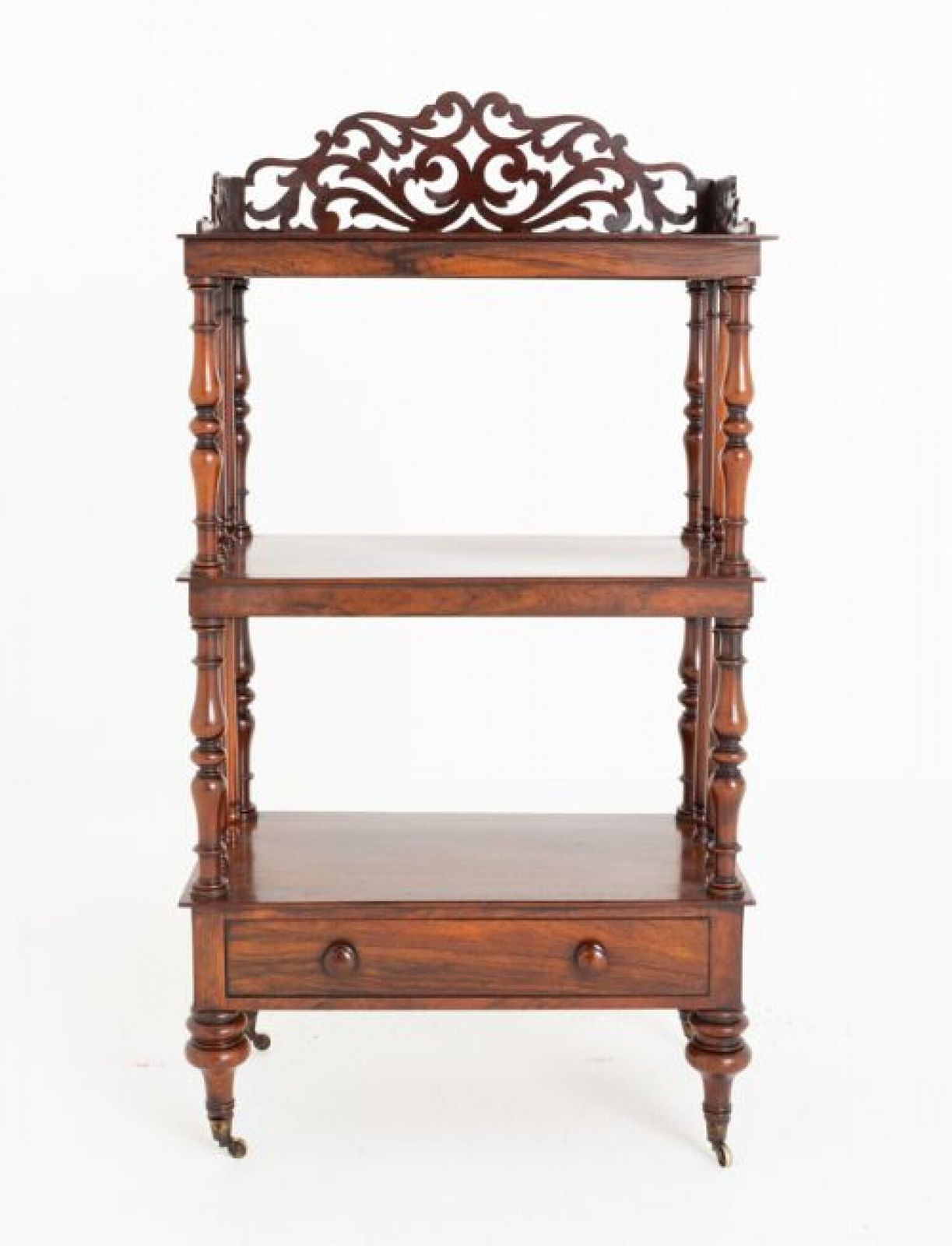 Victorian Whatnot Bookshelf Period Antique 1860
