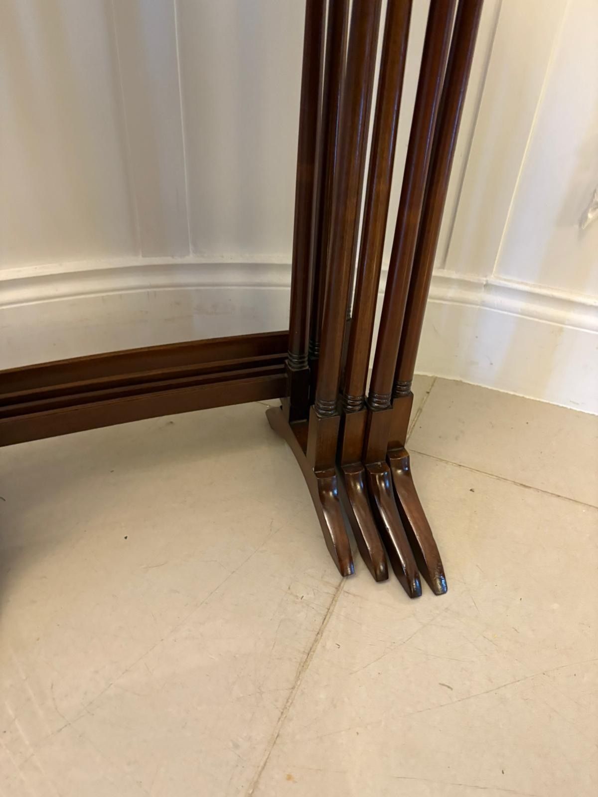 Antique Early 20th Century Quality Mahogany Nest Of Four Tables photo vinterior