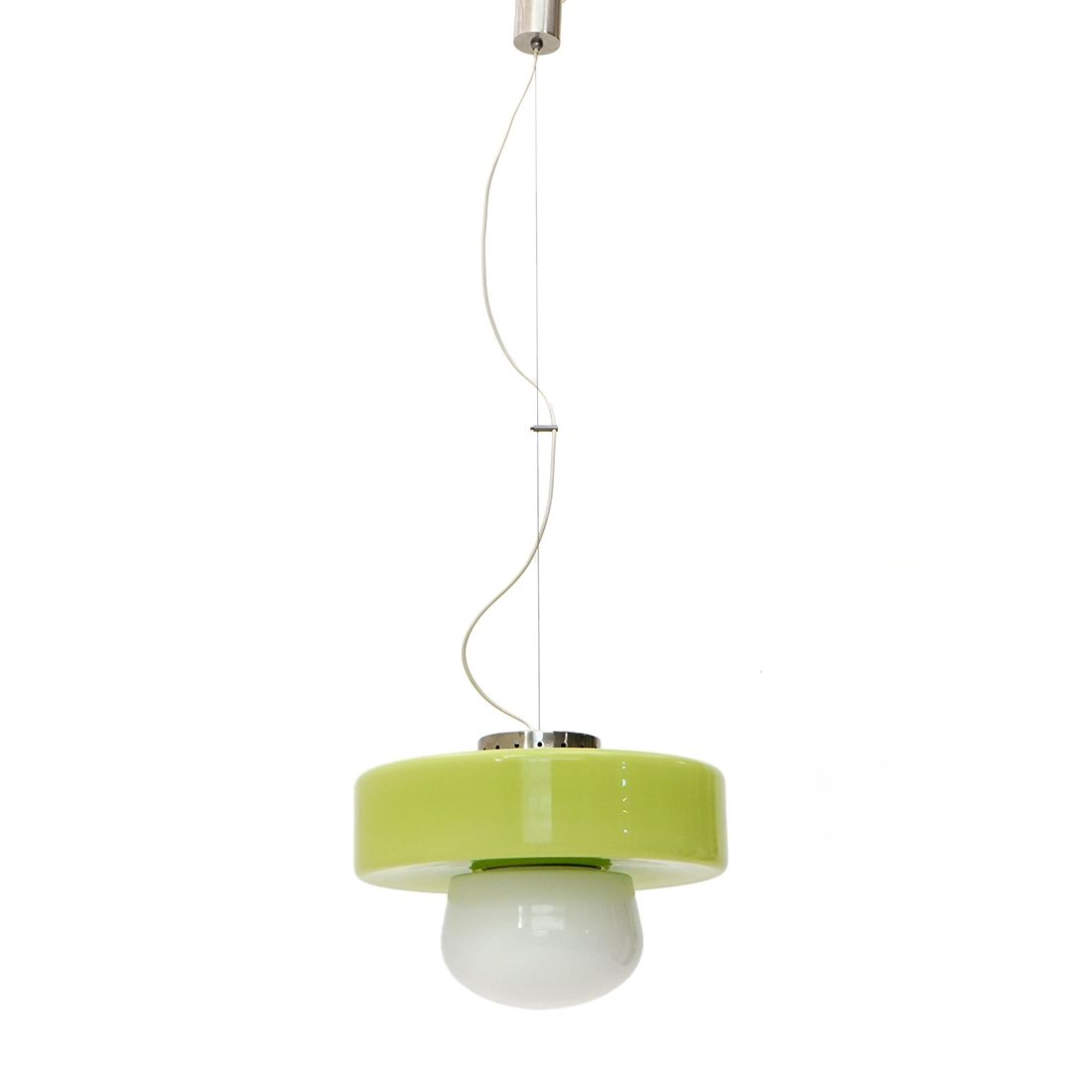 Glass Chandelier By Carlo Nason For Mazzega, 1970s photo vintage