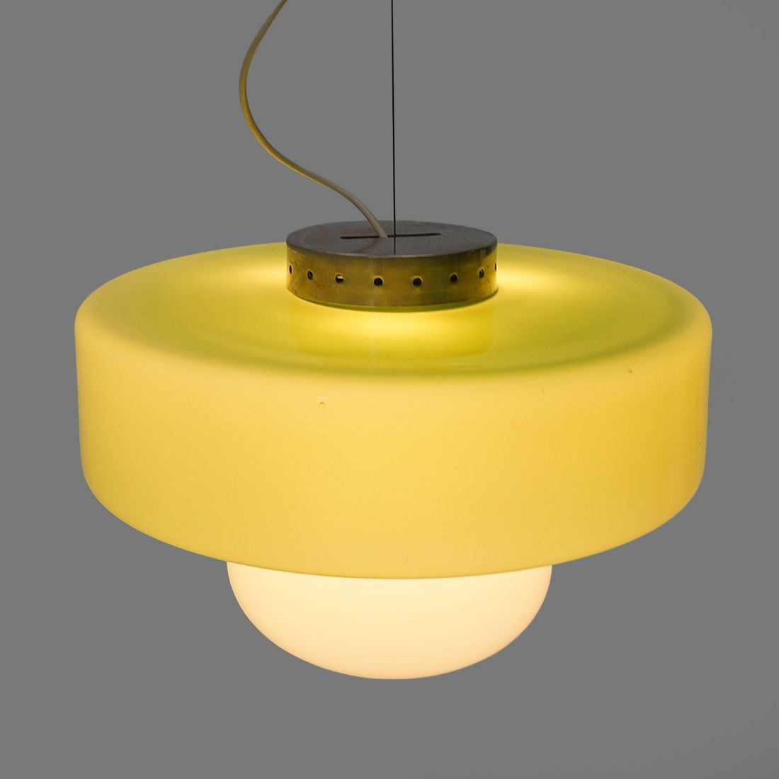 photo furniture Glass Chandelier By Carlo Nason For Mazzega, 1970s