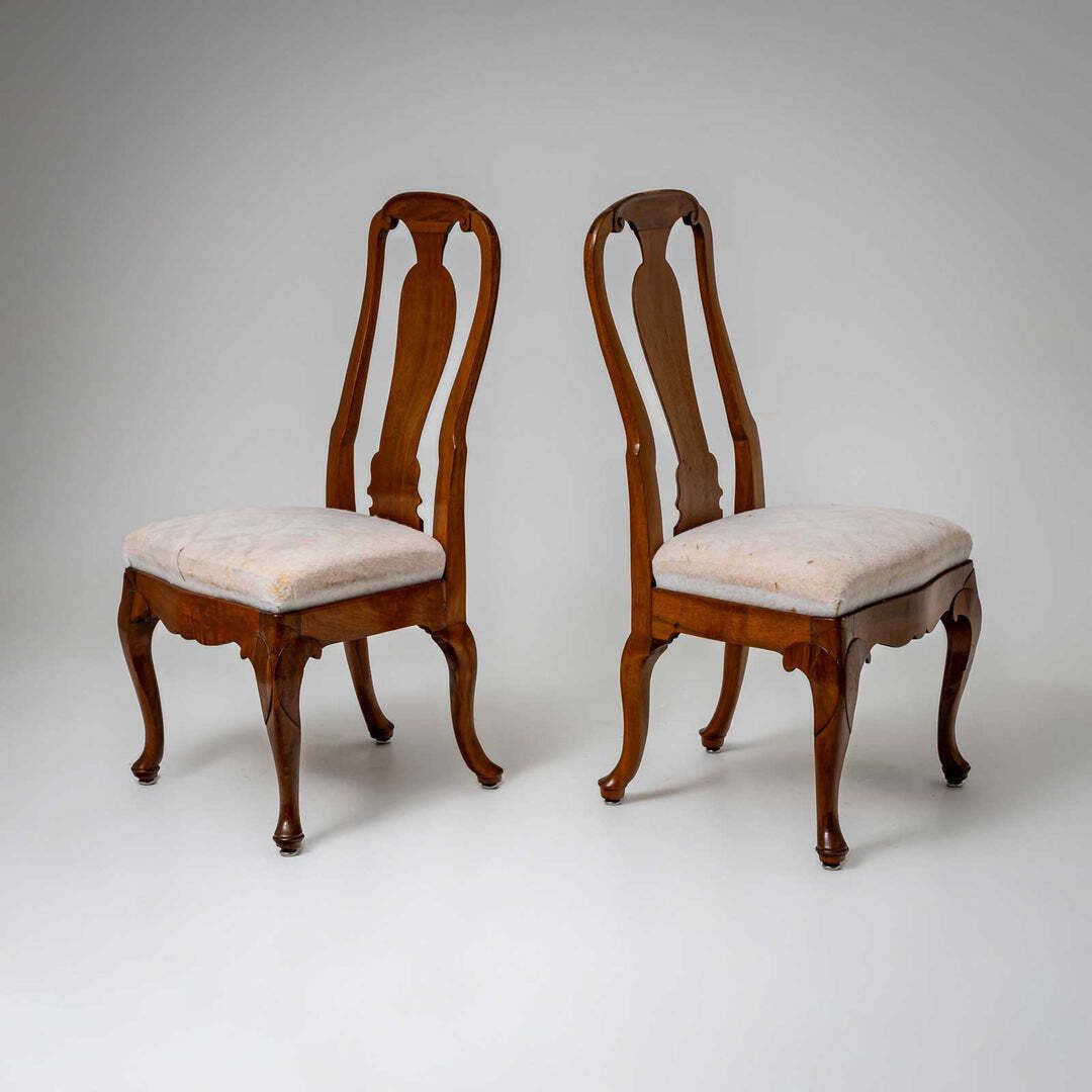 Four George II Dining Room Chairs, 18th Century photo Furniture