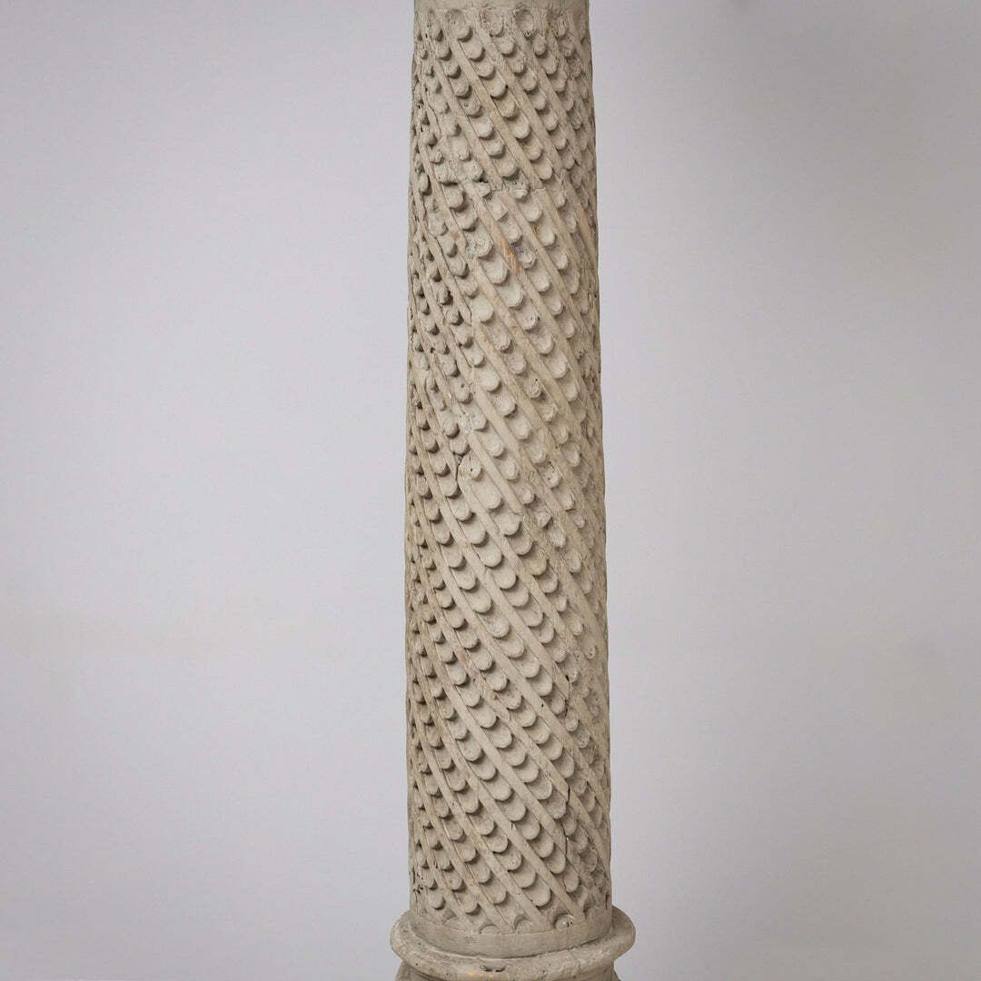 Historicist Wooden Column, 19th Century photo Home Decor