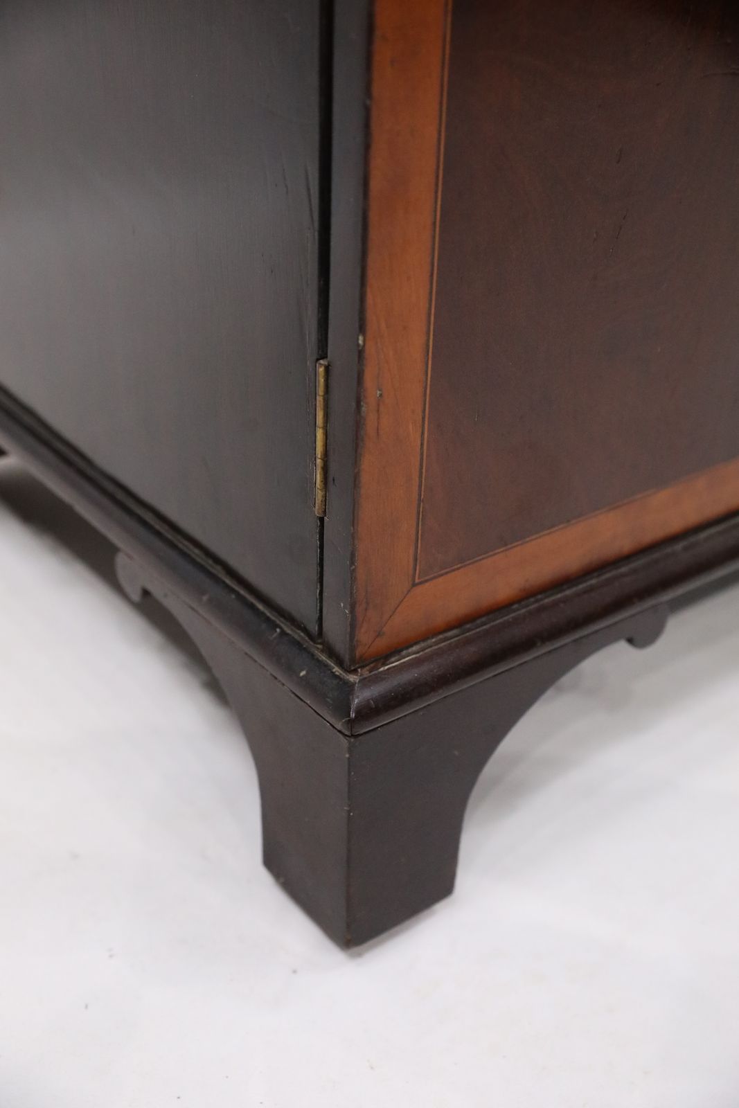 photo vinterior Antique Low Mahogany Linen Press 2 Drawers 2 Drawers Free Uk Delivery