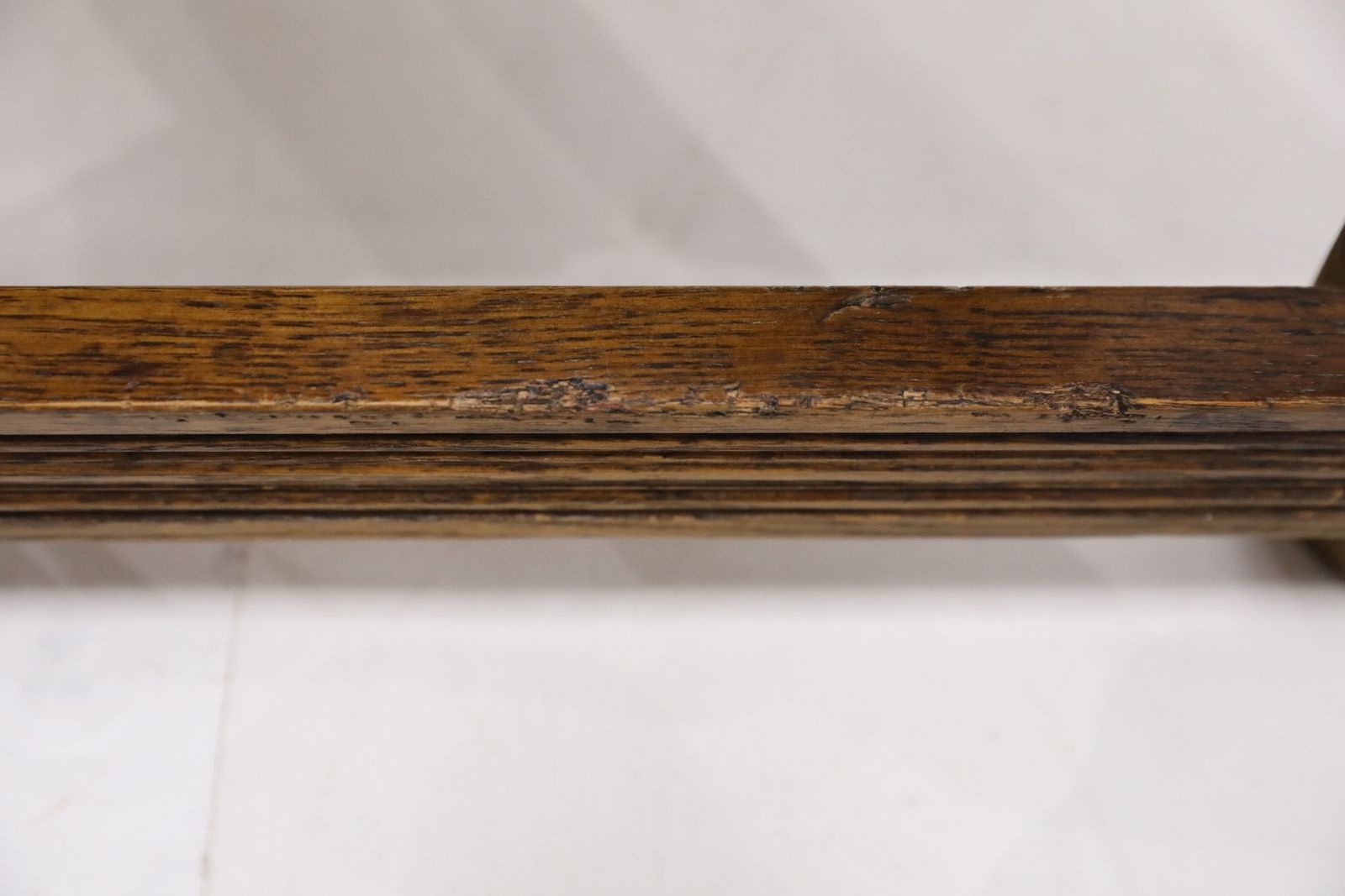 Old Charm Canted Table Light Oak Finish #1434 Free Uk Delivery* photo vinterior