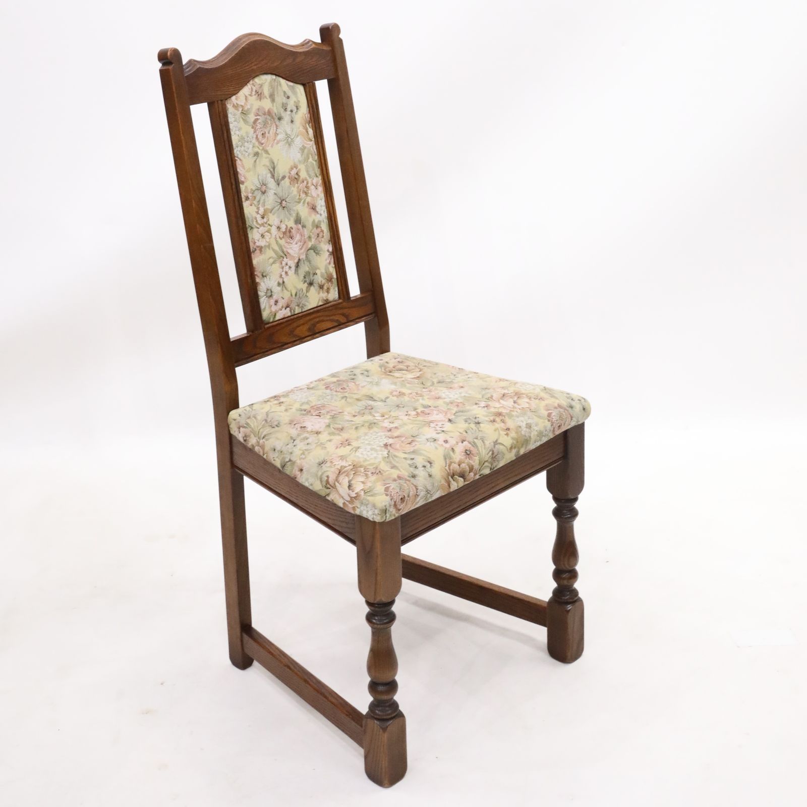 6 Old Charm Dining Chairs Tonwell Rose Upholstery Tudor Brown Free Uk Delivery* photo 587.0