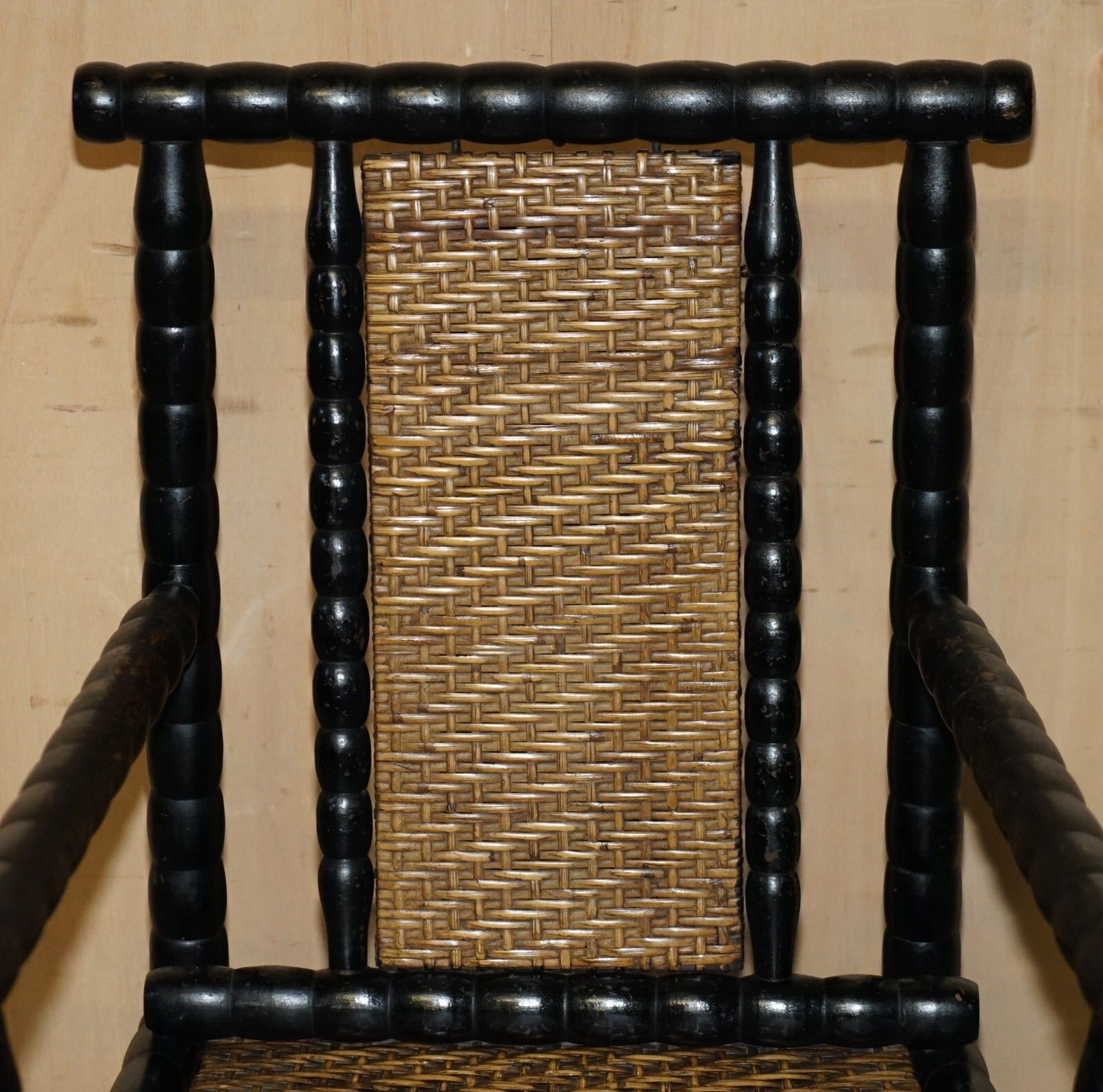 Josef Zotti Poltrona Jugendstil Circa 1911 Ebonished Maplewood Armchair photo for sale