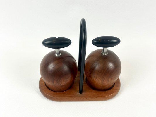 Salt And Pepper Mills Ball Boy By Richard Nissen And Carsten Jørgensen For Bodum, Denmark, 1960s, Set Of 3 photo furniture